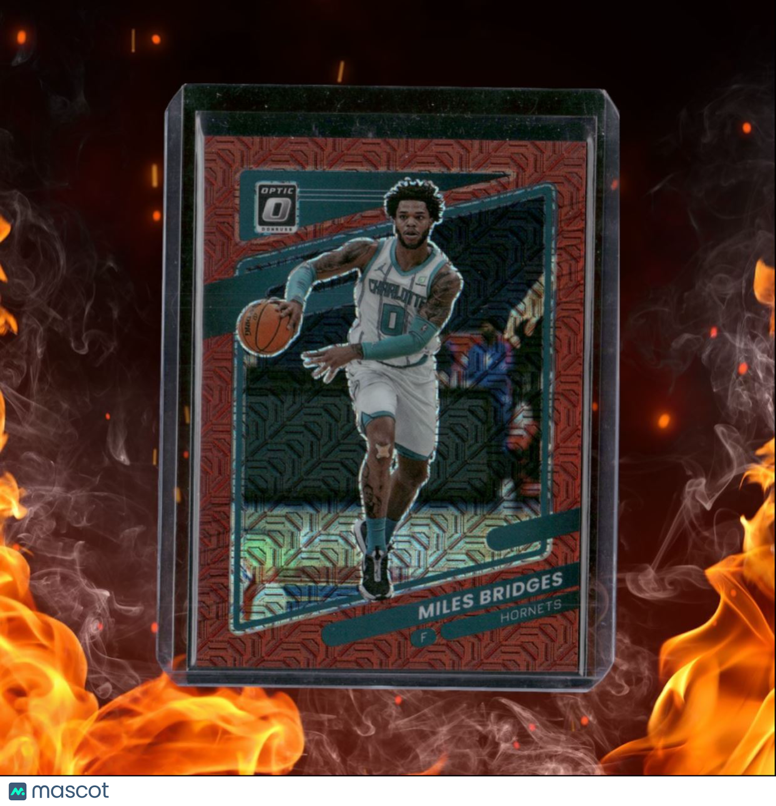 2021-22 Donruss Optic Miles Bridges Choice Red Prizm 04/88 #107