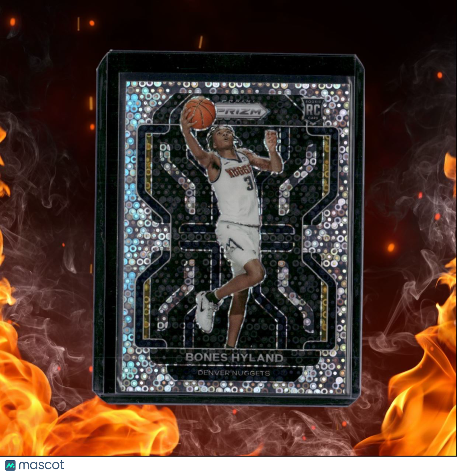 2021-22 Panini Prizm Bones Hyland Fast Break Disco Prizm Rookie #302