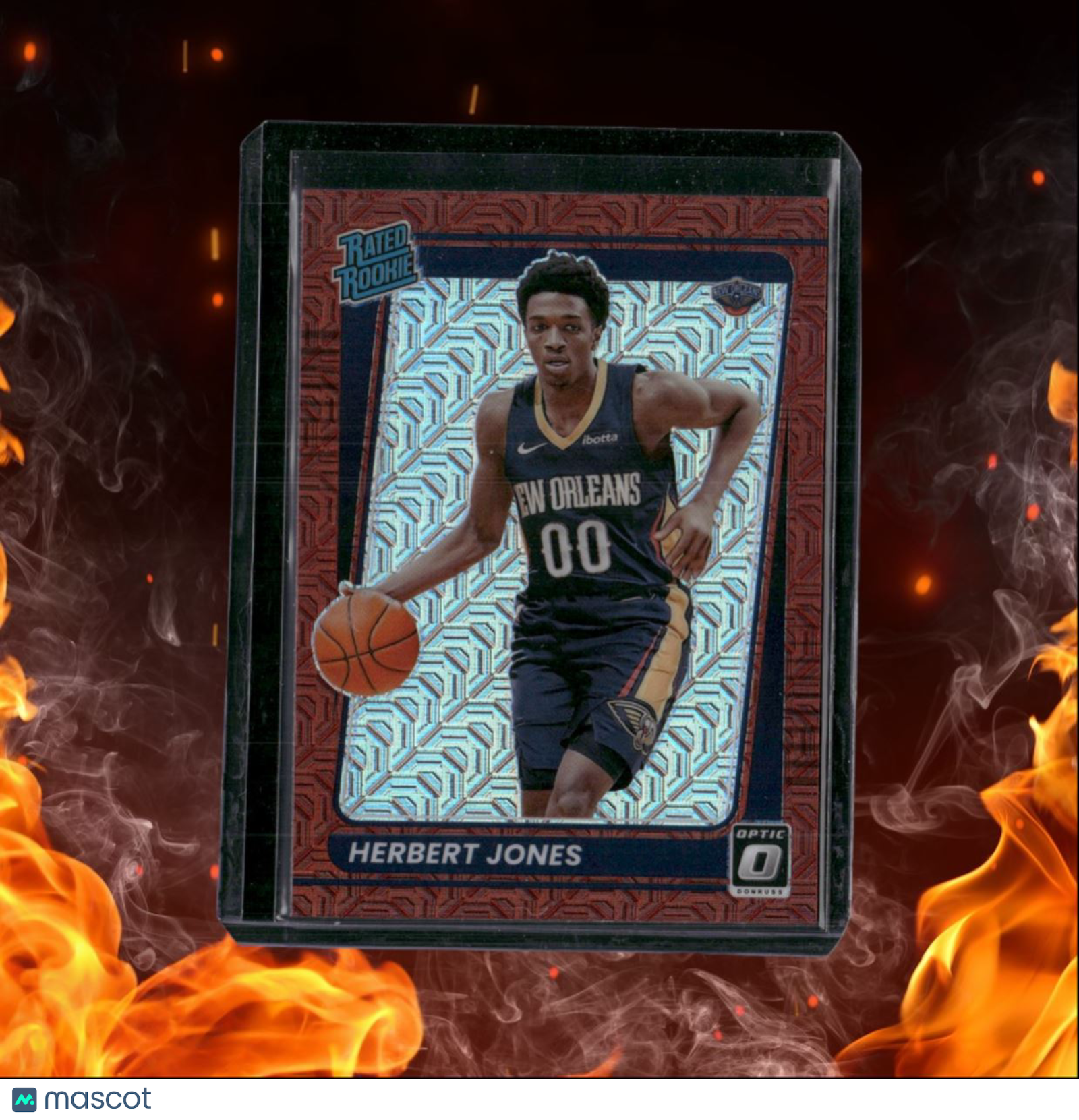 2021-22 Donruss Optic Herbert Jones Red Choice Prizm Rated Rookie #157