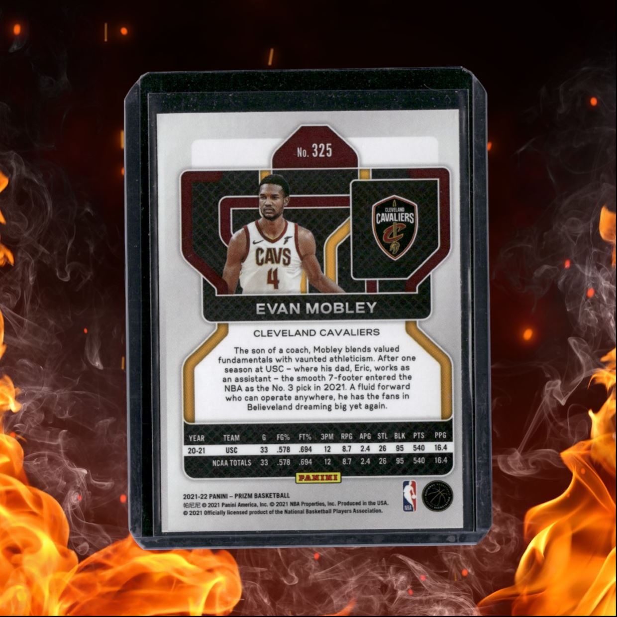 2021-22 Panini Prizm Evan Mobley Rookie #325