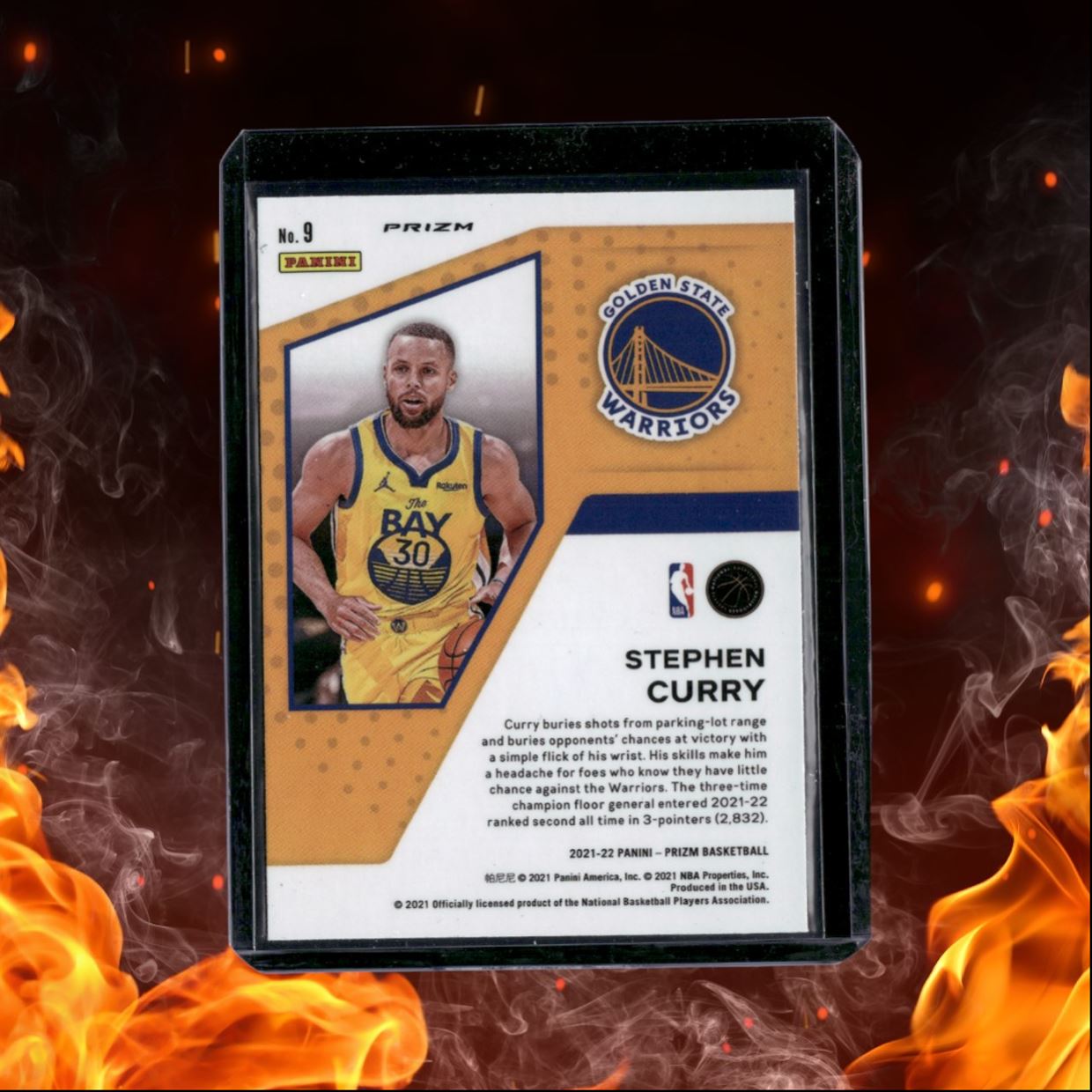 2021-22 Panini Prizm Stephen Curry Mindset Fast Break Prizm #9