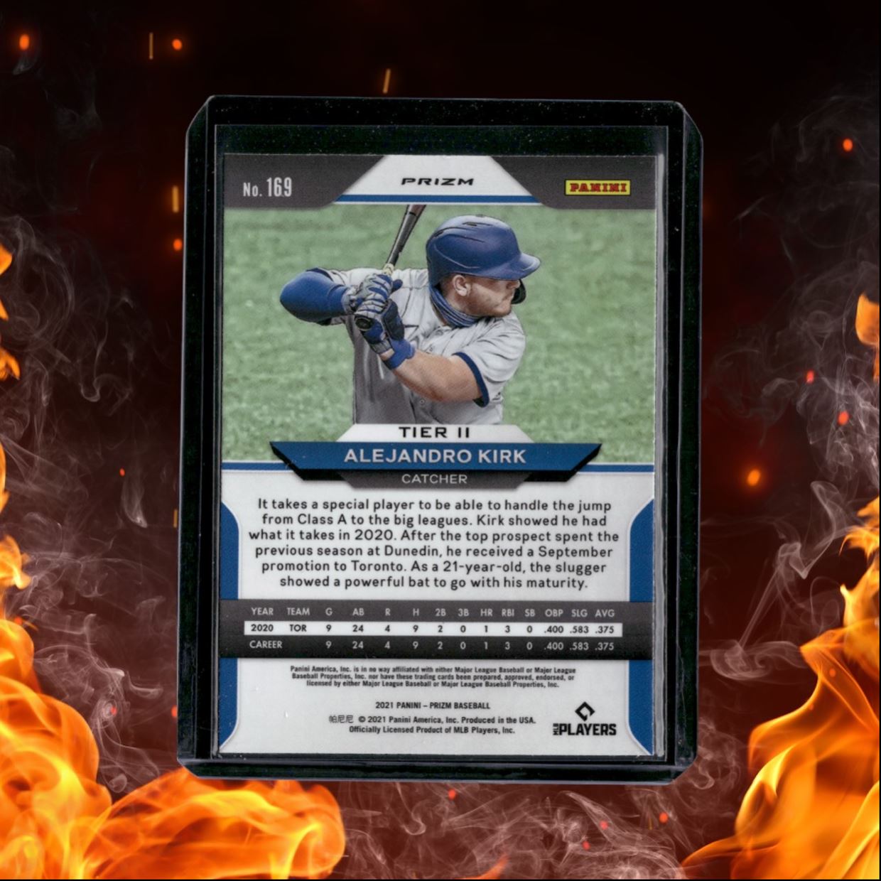 2021 Panini Prizm Baseball Alejandro Kirk Red Prizm Rookie #169