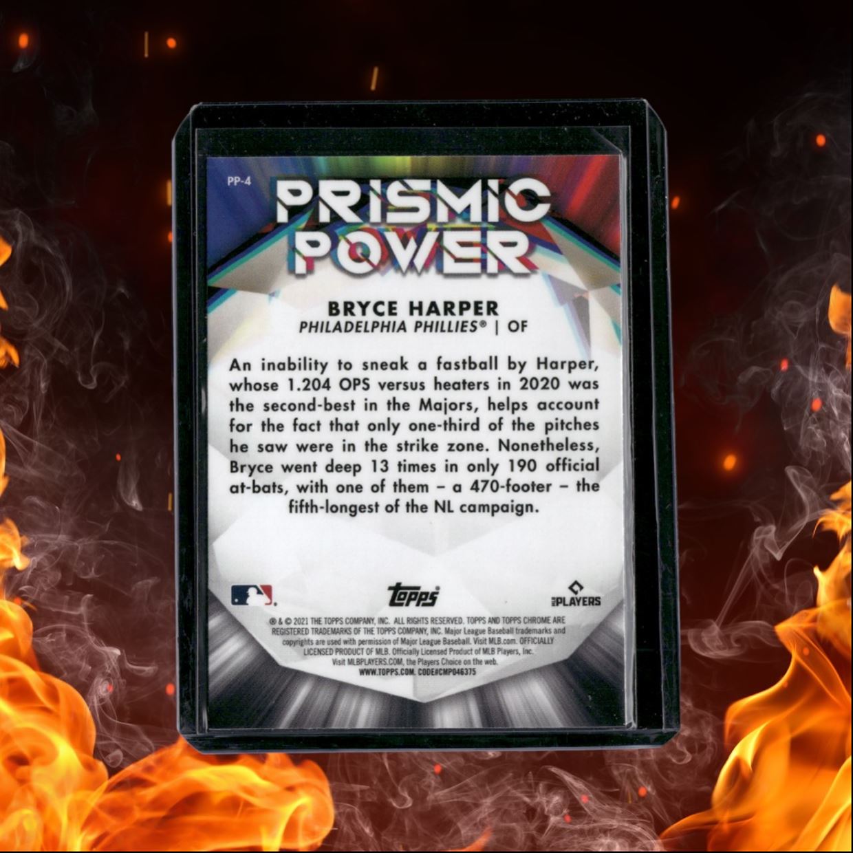 2021 Topps Chrome Bryce Harper Prismic Power #PP-4