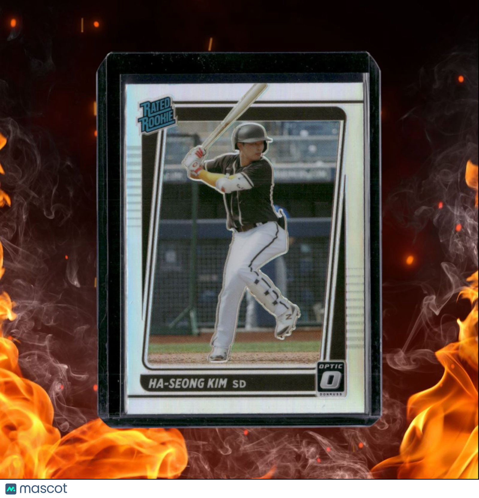 2021 Panini Donruss Optic Ha-Seong Kim Holo Prizm Rated Rookie #65