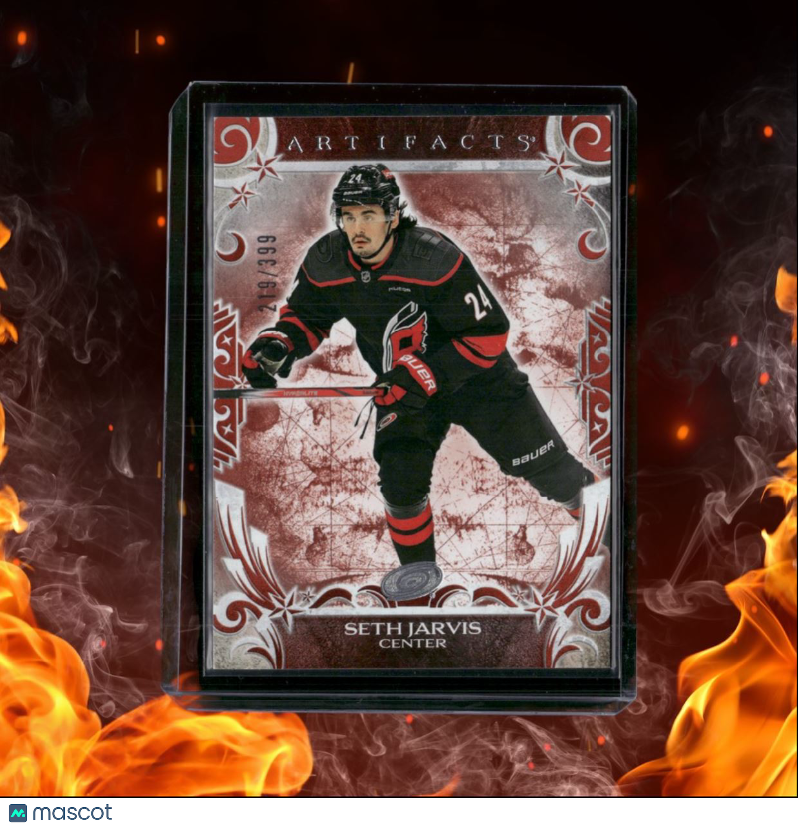 2024-25 Upper Deck Artifacts Seth Jarvis Ruby 219/399 #133
