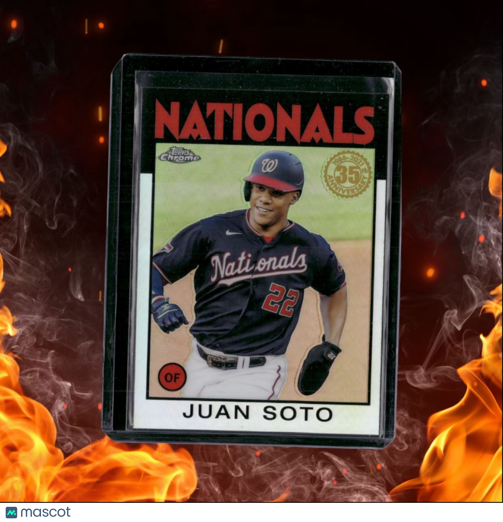 2021 Topps Chrome Juan Soto Retro Design Refractor #86BC-4