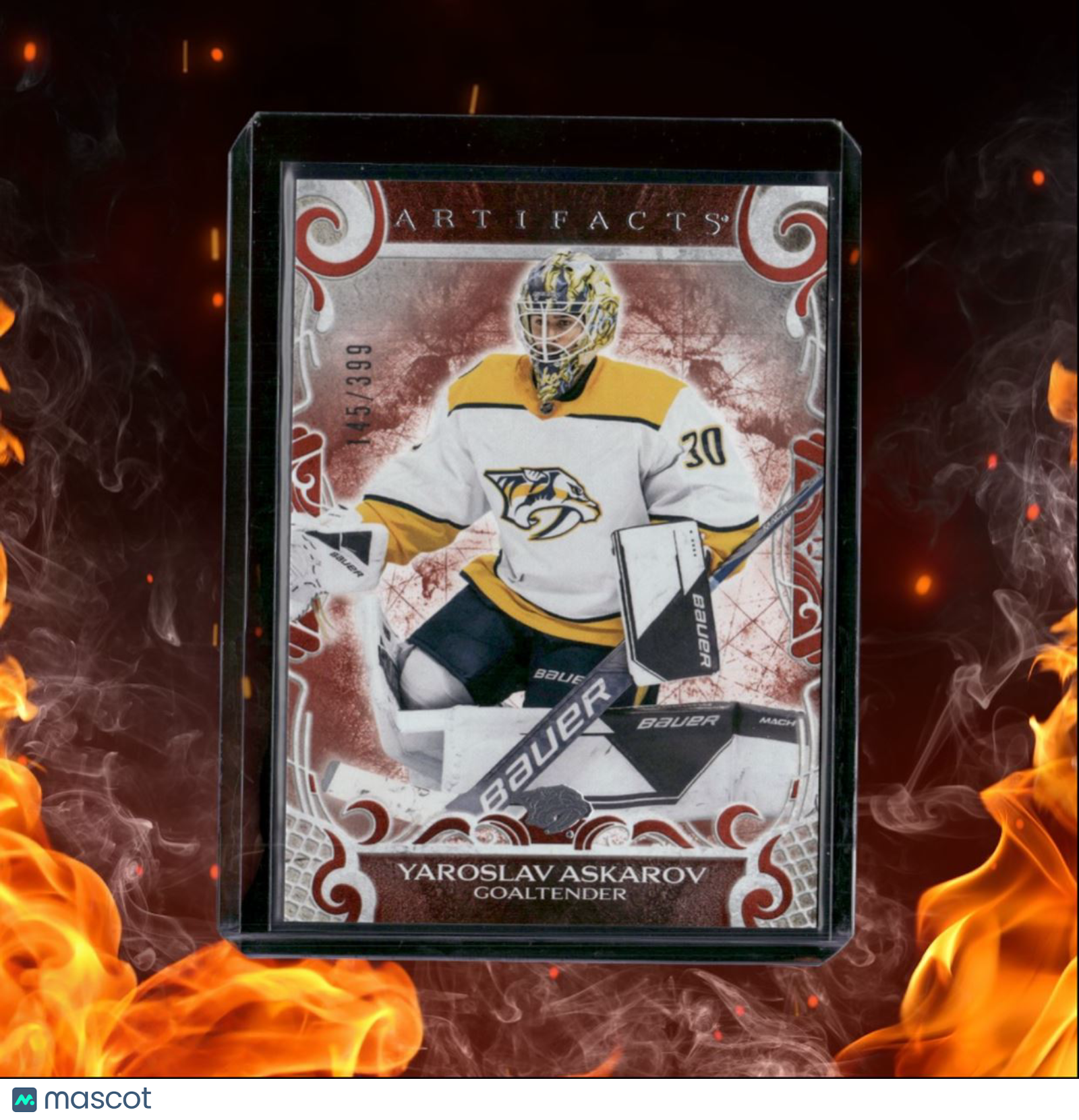 2024-25 Upper Deck Artifacts Yaroslav Askarov Ruby 145/399 #115