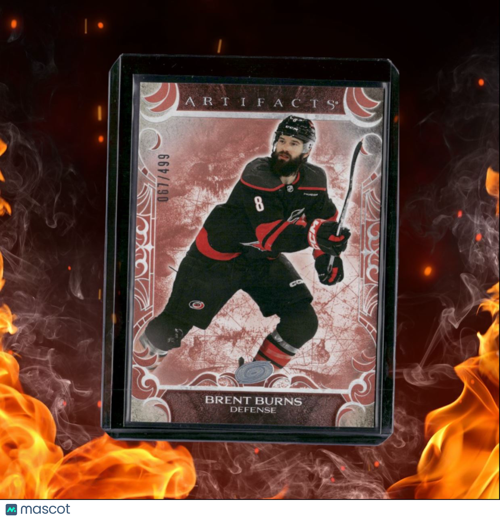 2024-25 Upper Deck Artifacts Brent Burns Ruby 067/499 #97
