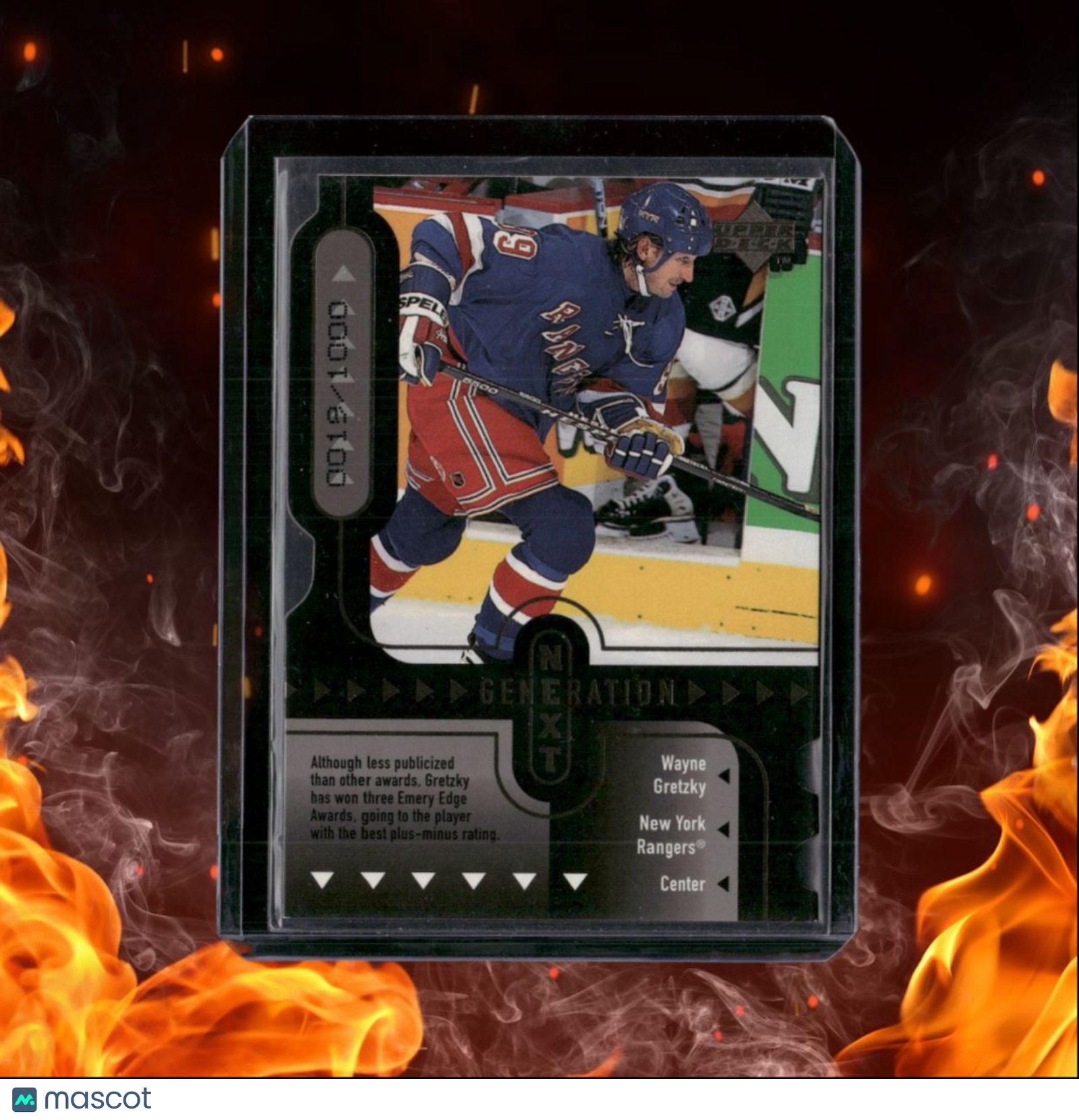 1999-00 Upper Deck Wayne Gretzky / Sergei Samsonov Generation Next 0019/1000
