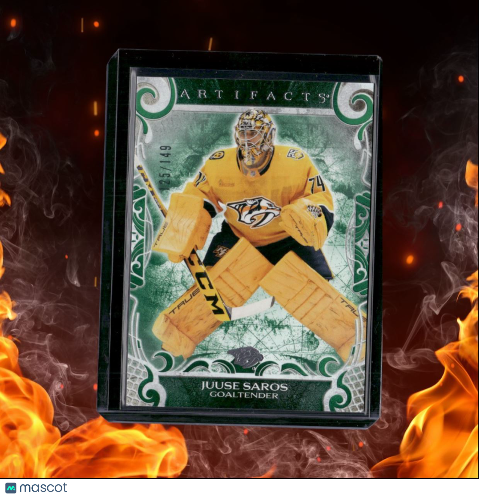 2024-25 Upper Deck Artifacts Juuse Saros Emerald - Goalies 125/149 #103