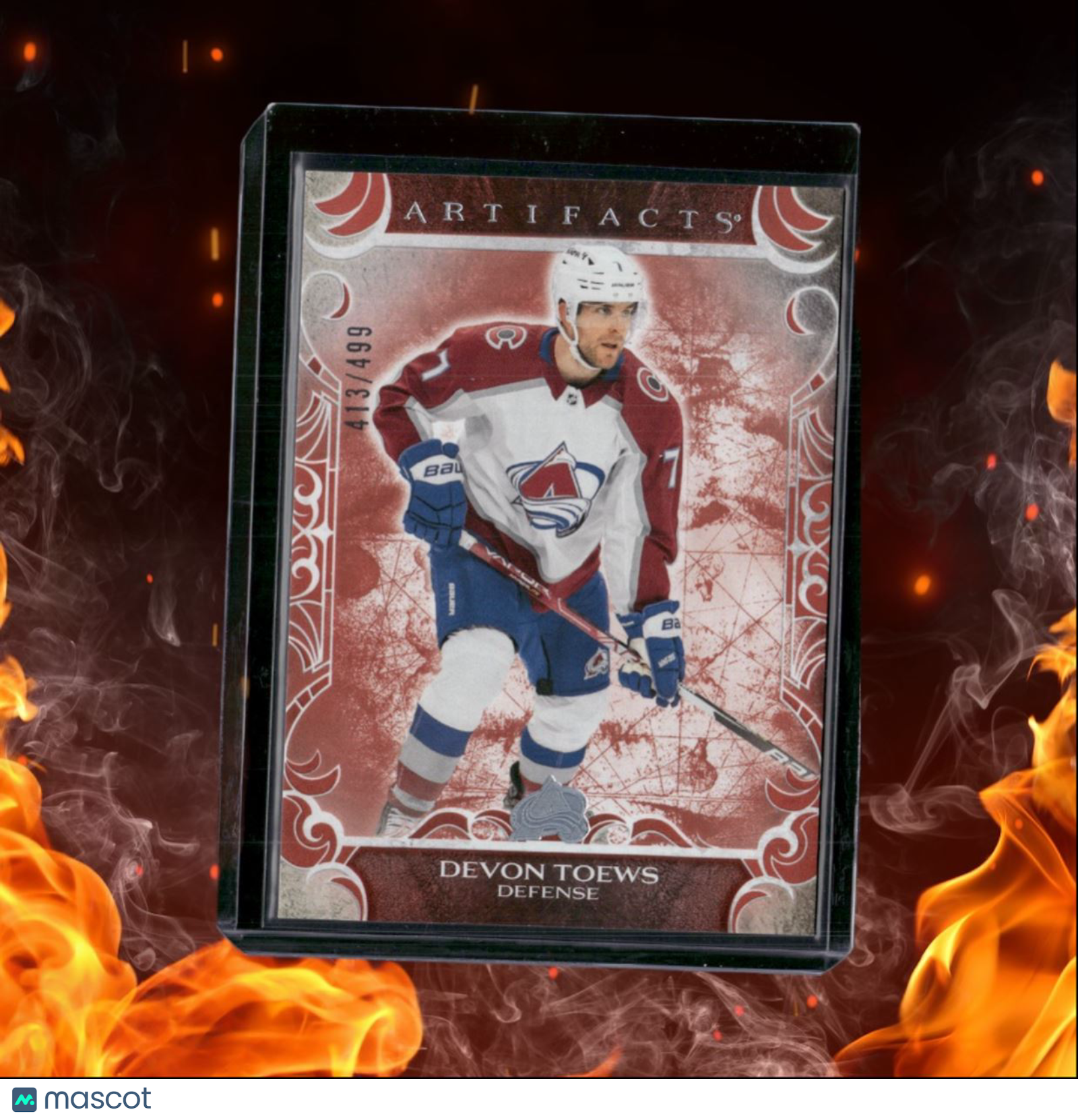 2024-25 Upper Deck Artifacts Devon Toews Ruby 413/499 #34