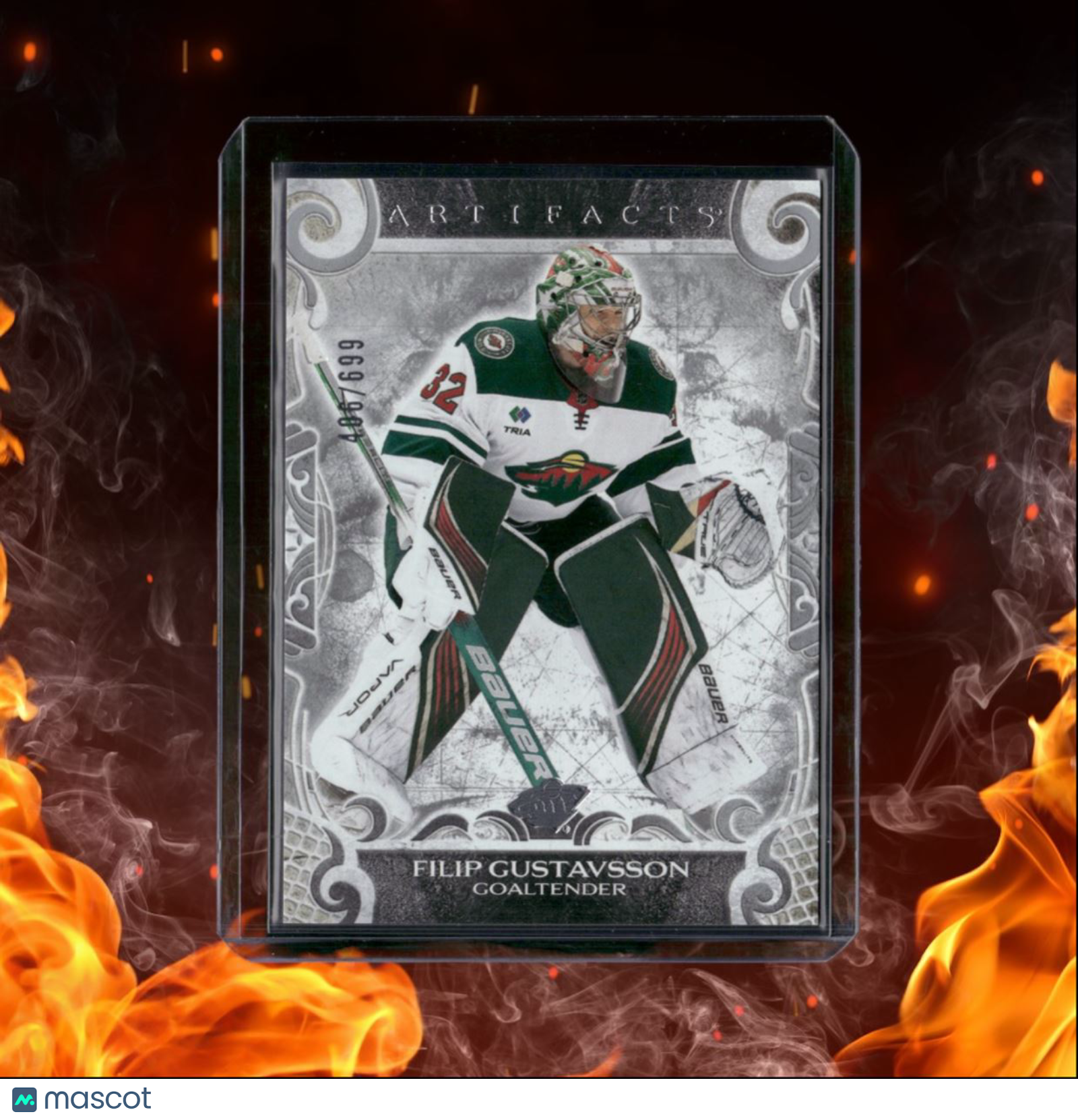 2024-25 Upper Deck Artifacts Filip Gustavsson 406/699 #110
