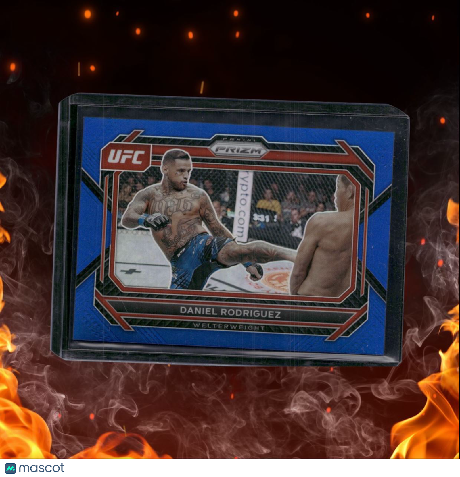 2023 Panini Prizm UFC Daniel Rodriguez Blue Prizm 050/175 #60