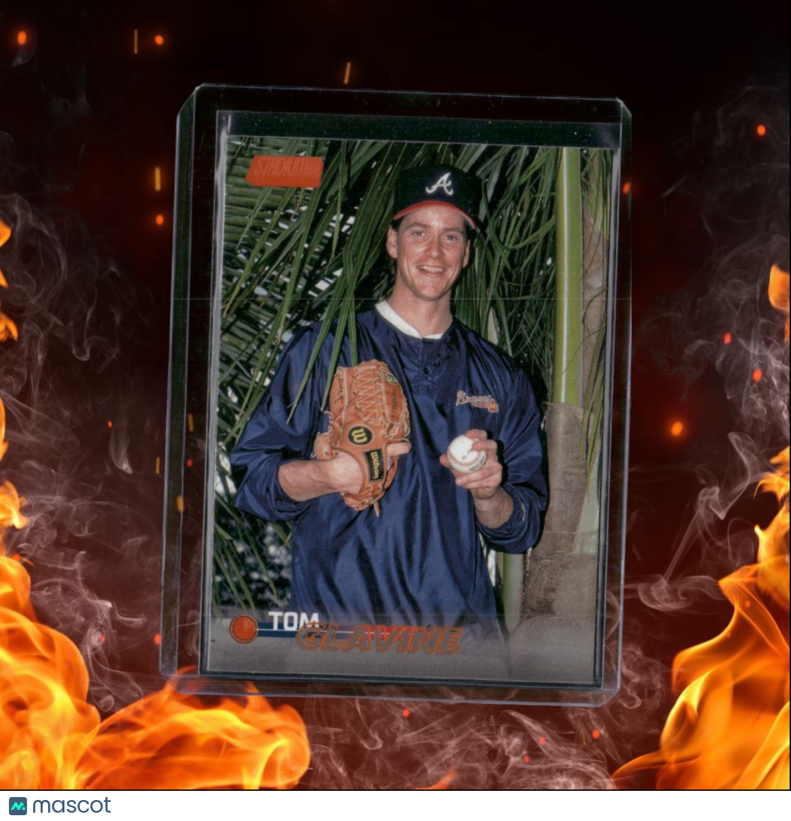 2023 Topps Stadium Club Tom Glavine Orange Foil 152/199 #241