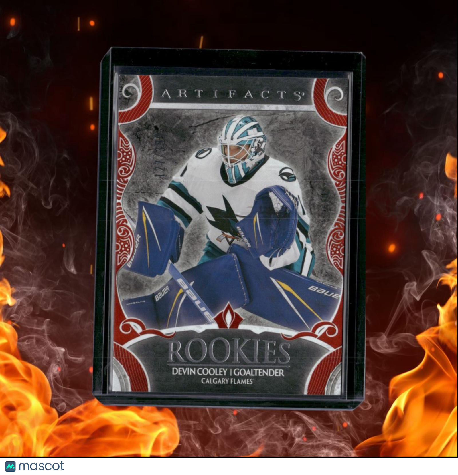 2024-25 Upper Deck Artifacts Devin Cooley Ruby Rookie 127/399 #186