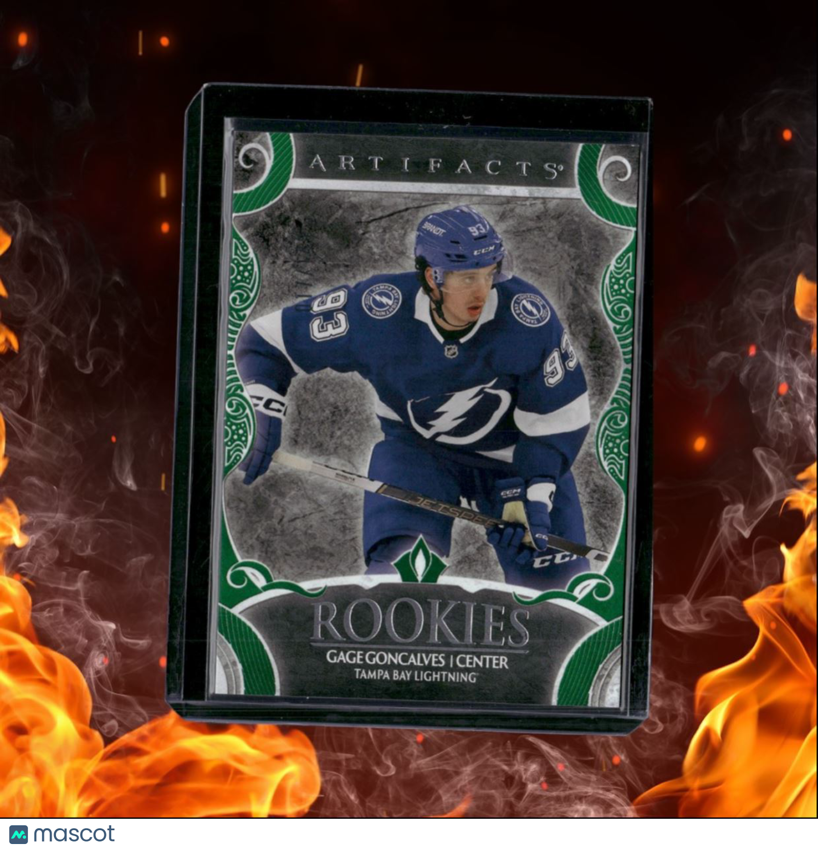 2024-25 Upper Deck Artifacts Gage Goncalves Emerald Rookie 017/149 #195