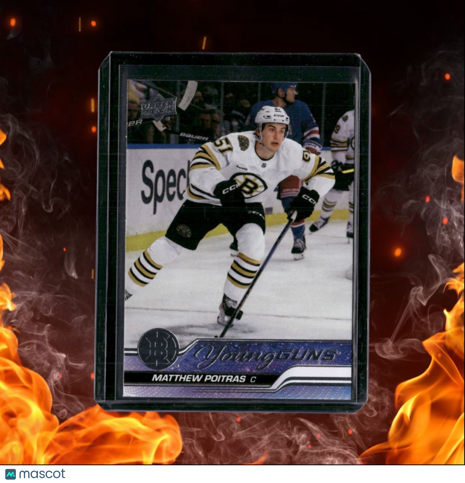 2023-24 Upper Deck Matthew Poitras Young Guns Rookie #478