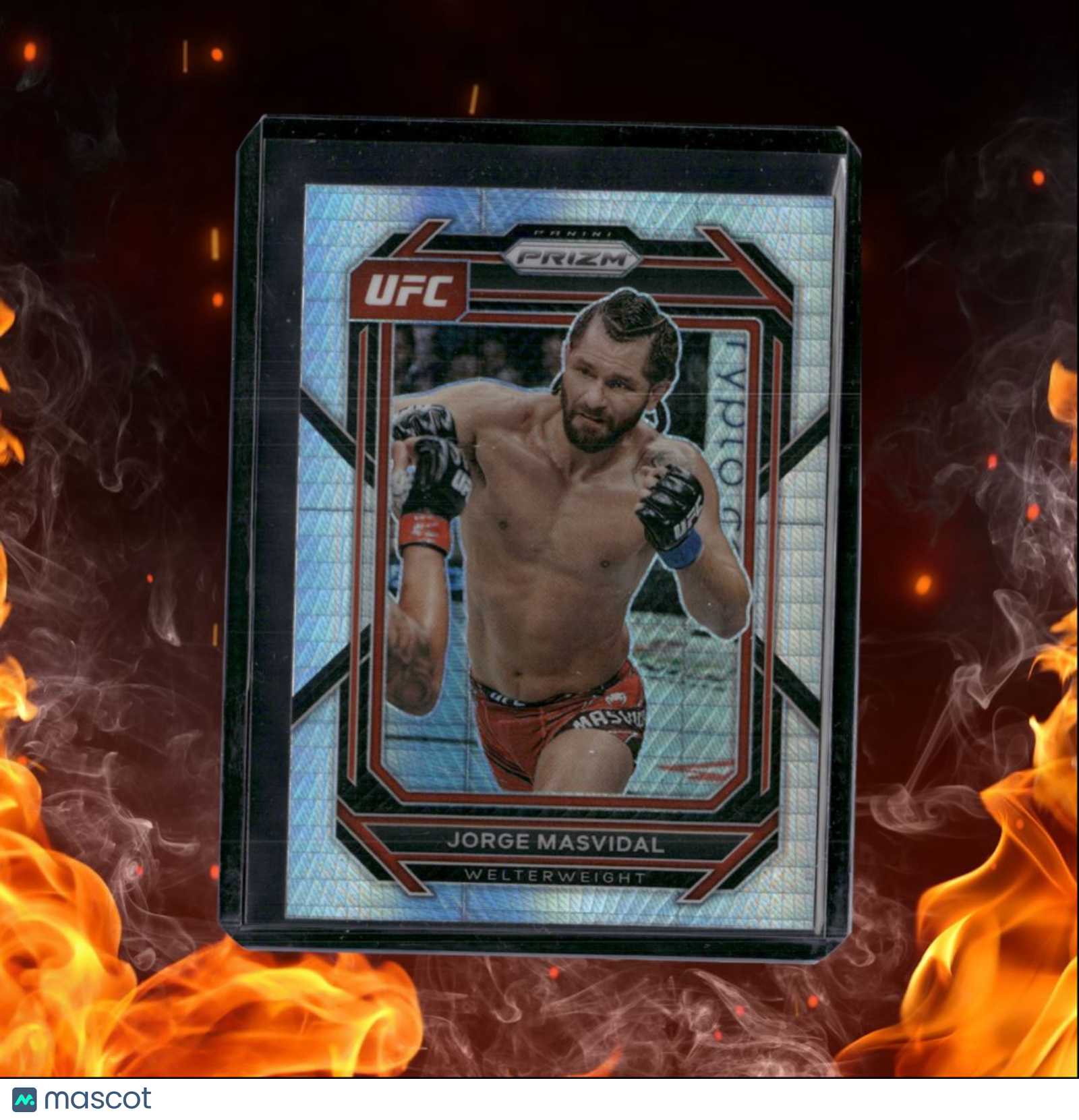 2023 Panini Prizm UFC Jorge Masvidal Hyper Prizm (B) #189