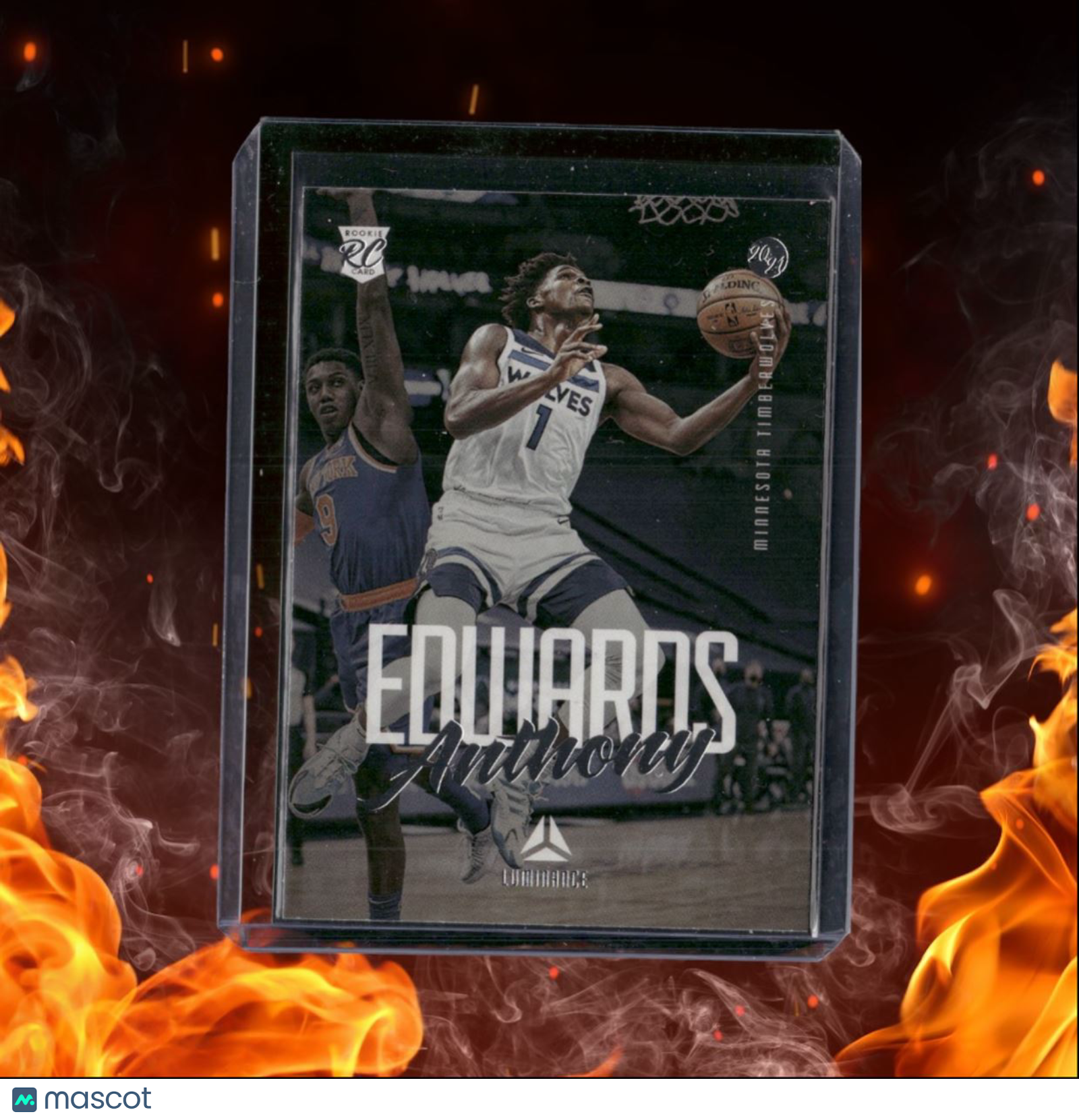 2020-21 Panini Chronicles Anthony Edwards Luminance Rookie #143