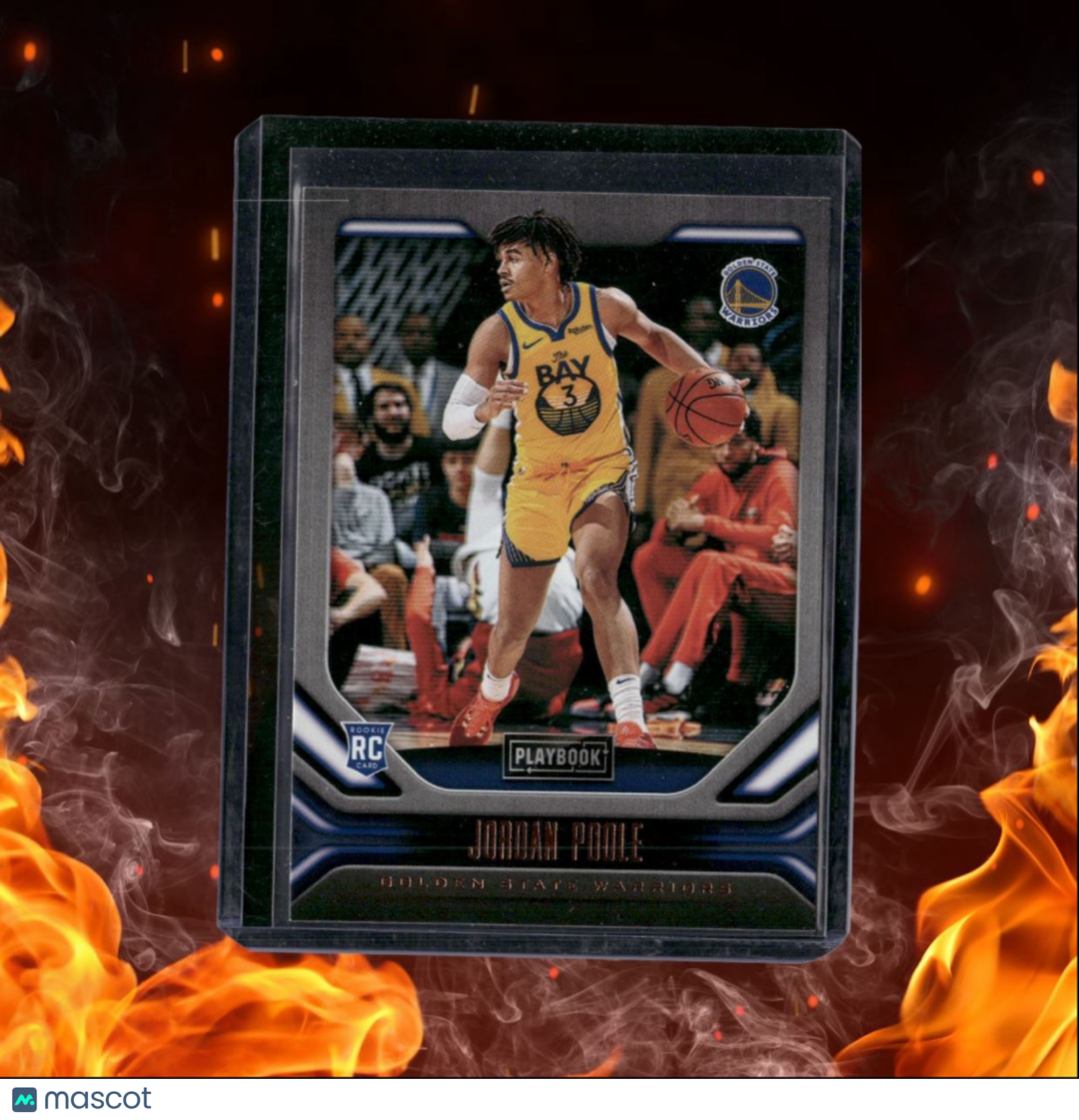 2019-20 Panini Chronicles Jordan Poole Playbook Rookie #192