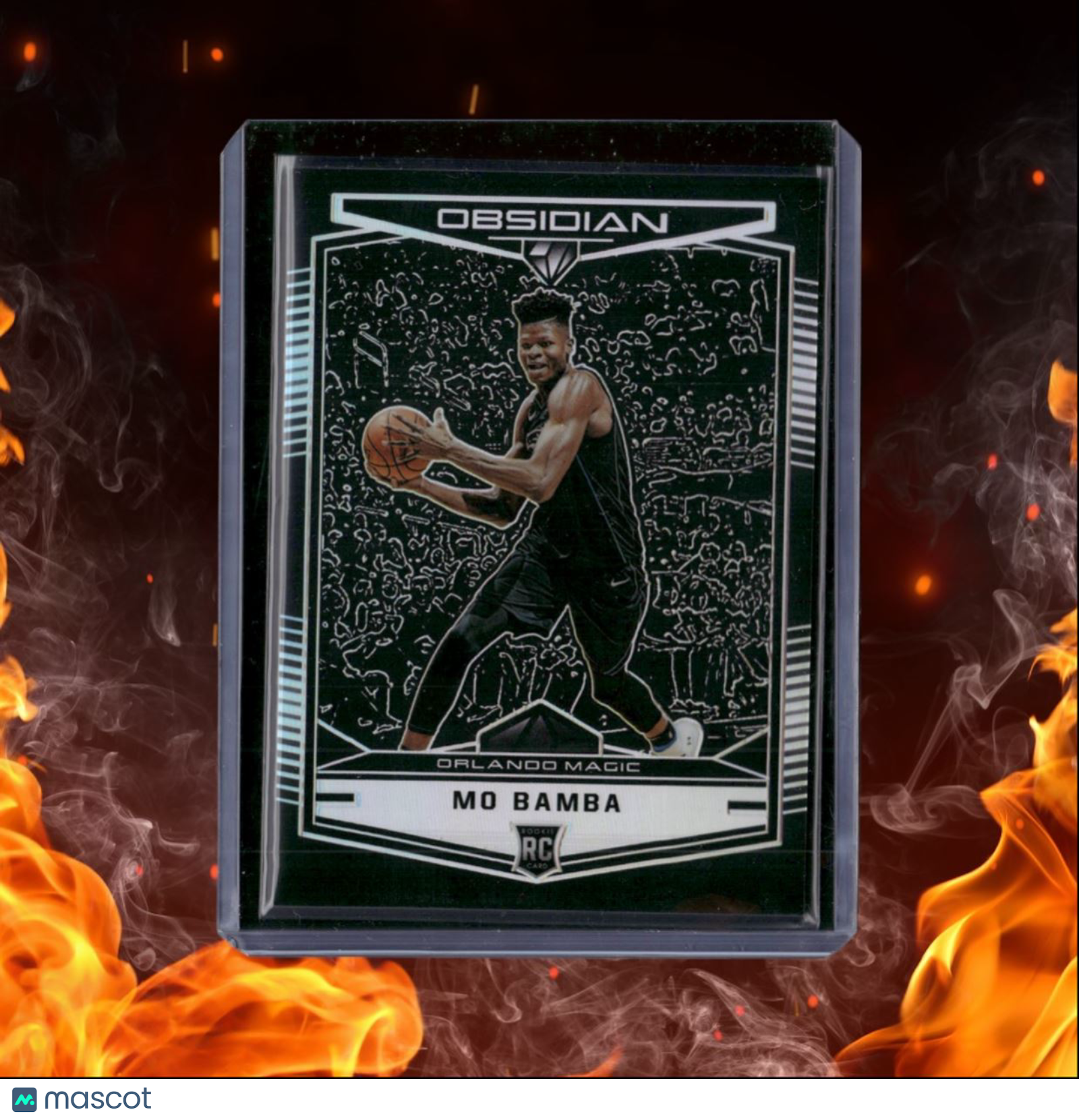 2018-19 Panini Chronicles Mo Bamba Obsidian Preview Holo Prizm #578