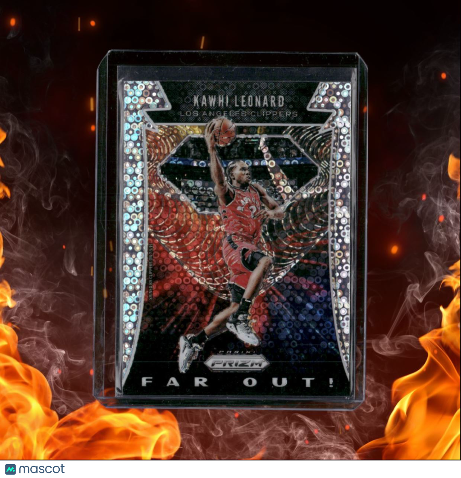 2019-20 Panini Prizm Kawhi Leonard Far Out! Fast Break Prizm #13
