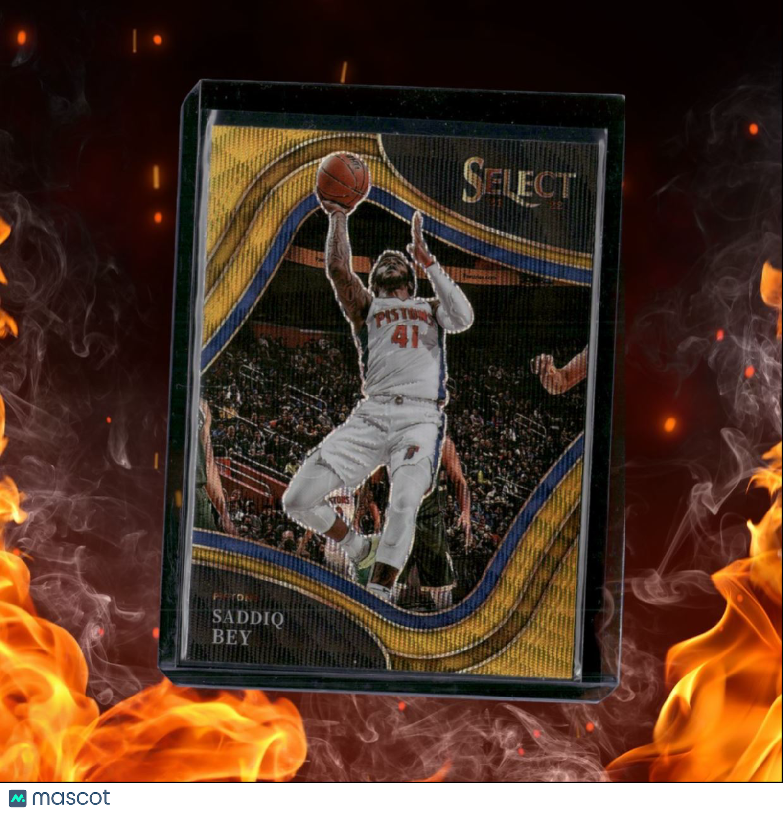 2021-22 Panini Select Saddiq Bey Gold Wave Prizm SSP #213