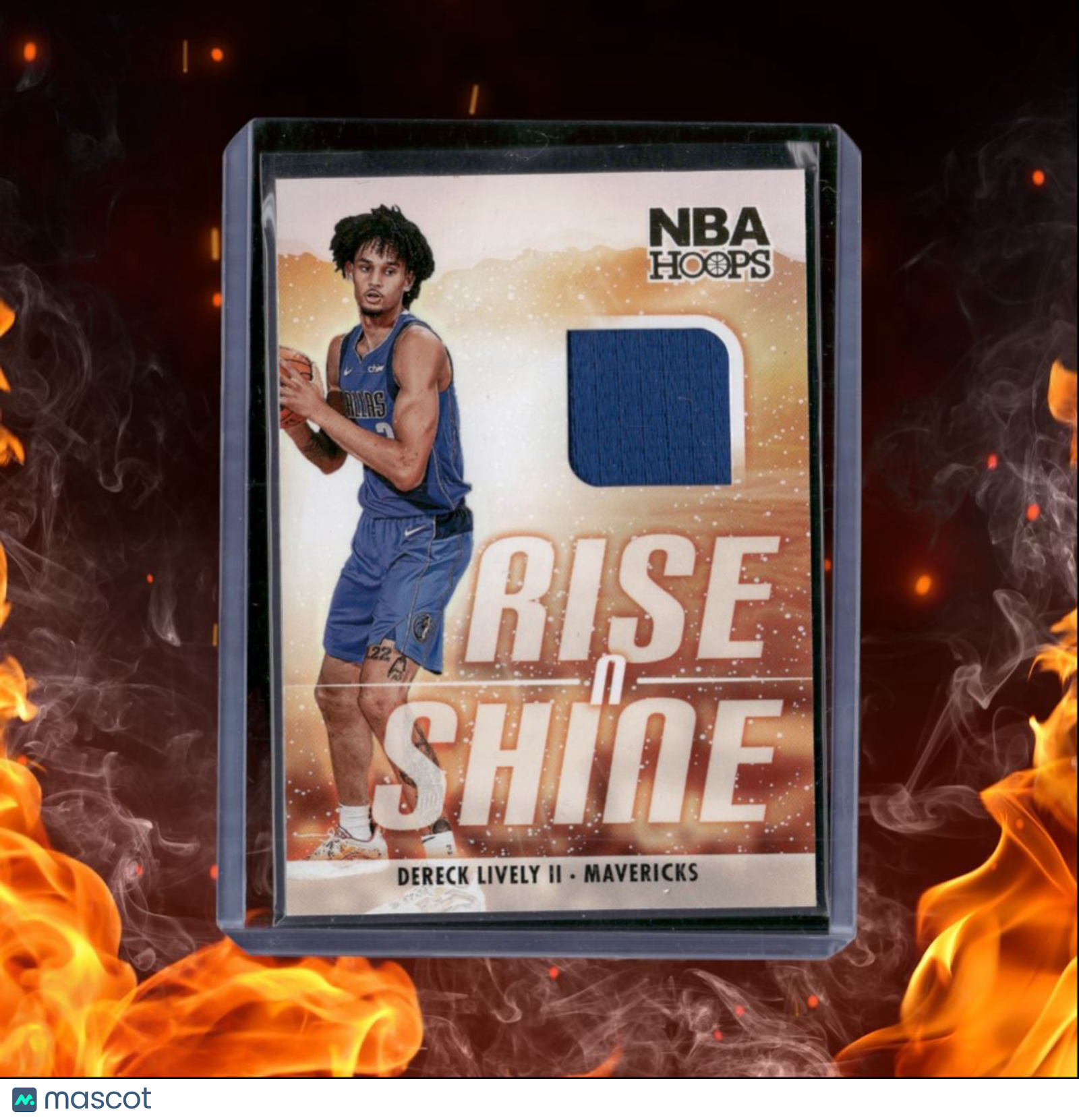 2023-24 Panini Hoops Dereck Lively II Rise N Shine Jersey Rookie #RS-DLI