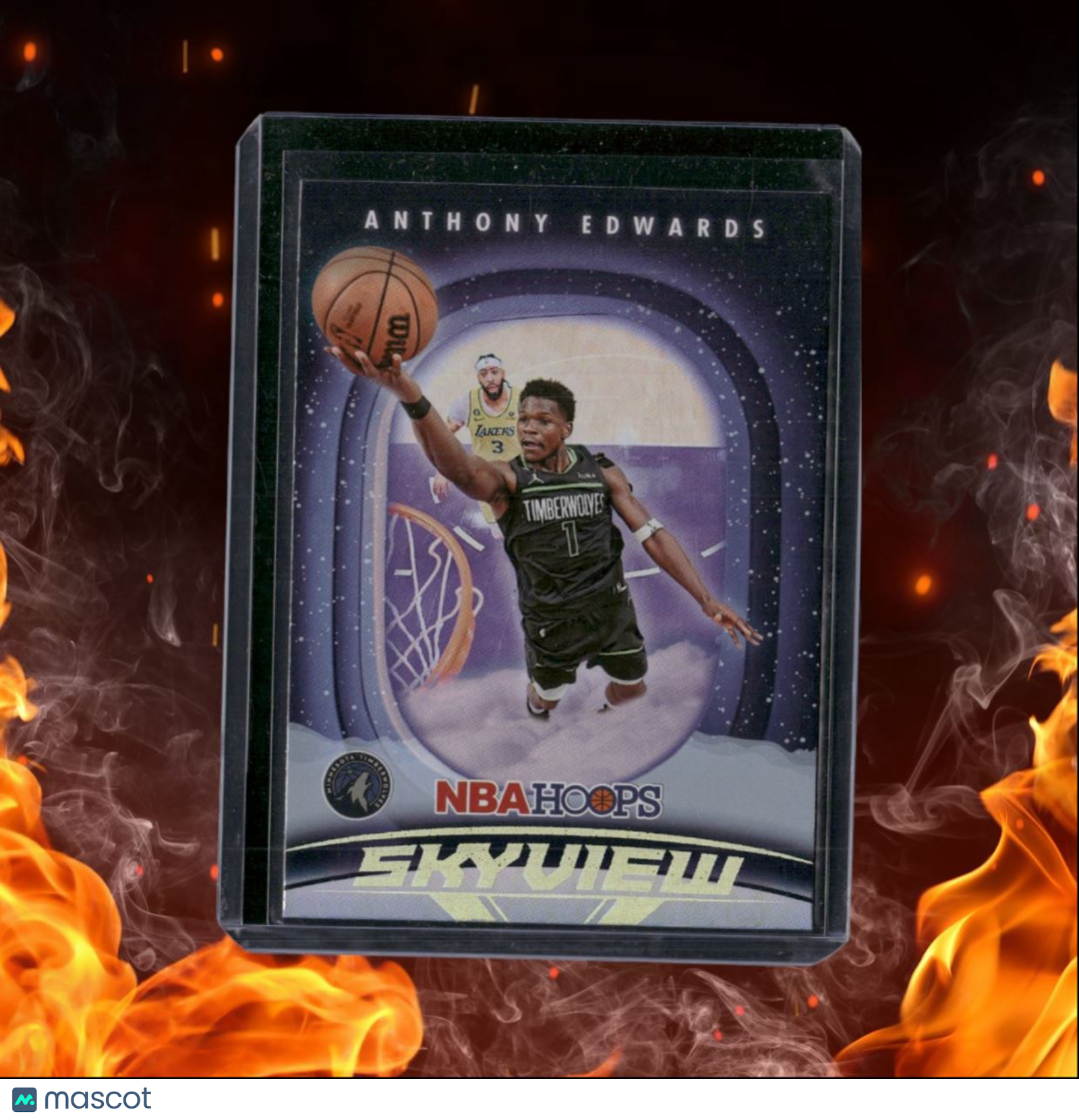 2023-24 Panini Hoops Anthony Edwards Skyview #9