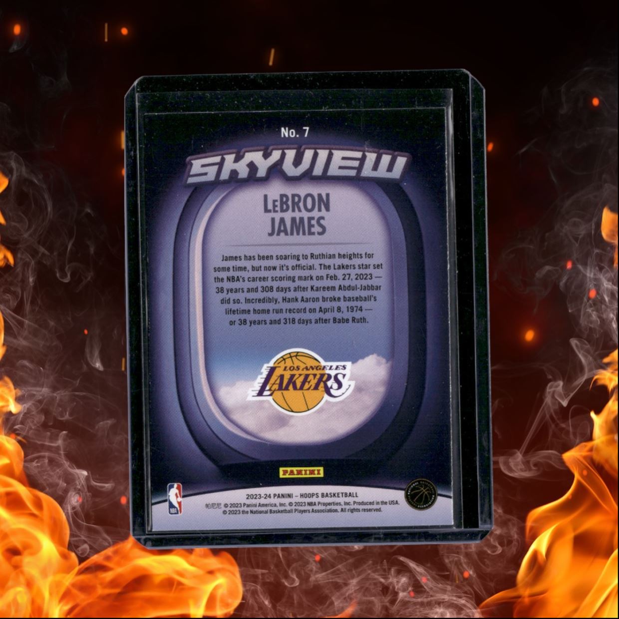 2023-24 Panini Hoops LeBron James Skyview #7