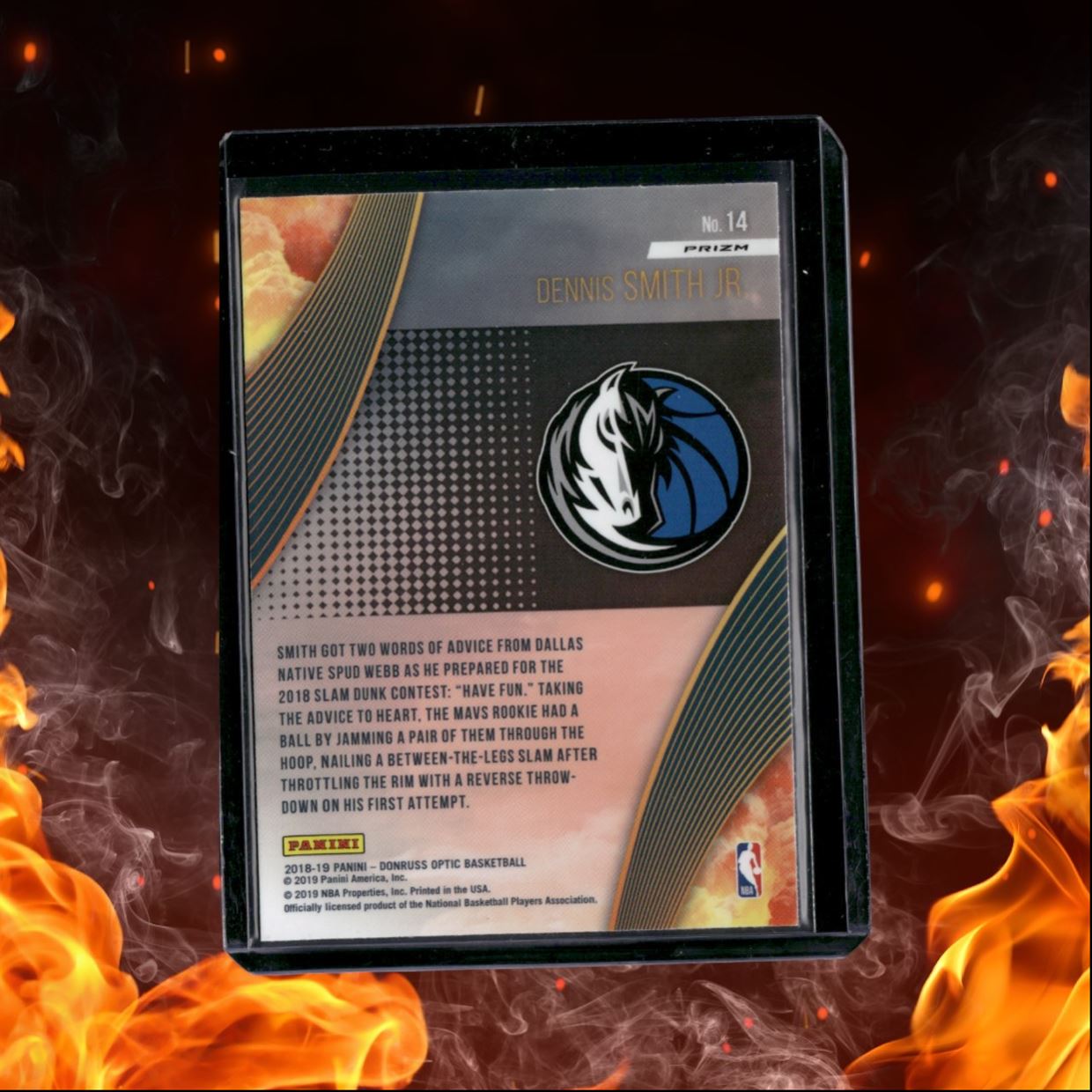 2018-19 Donruss Optic Dennis Smith Jr. All Clear For Takeoff Fast Break Prizm