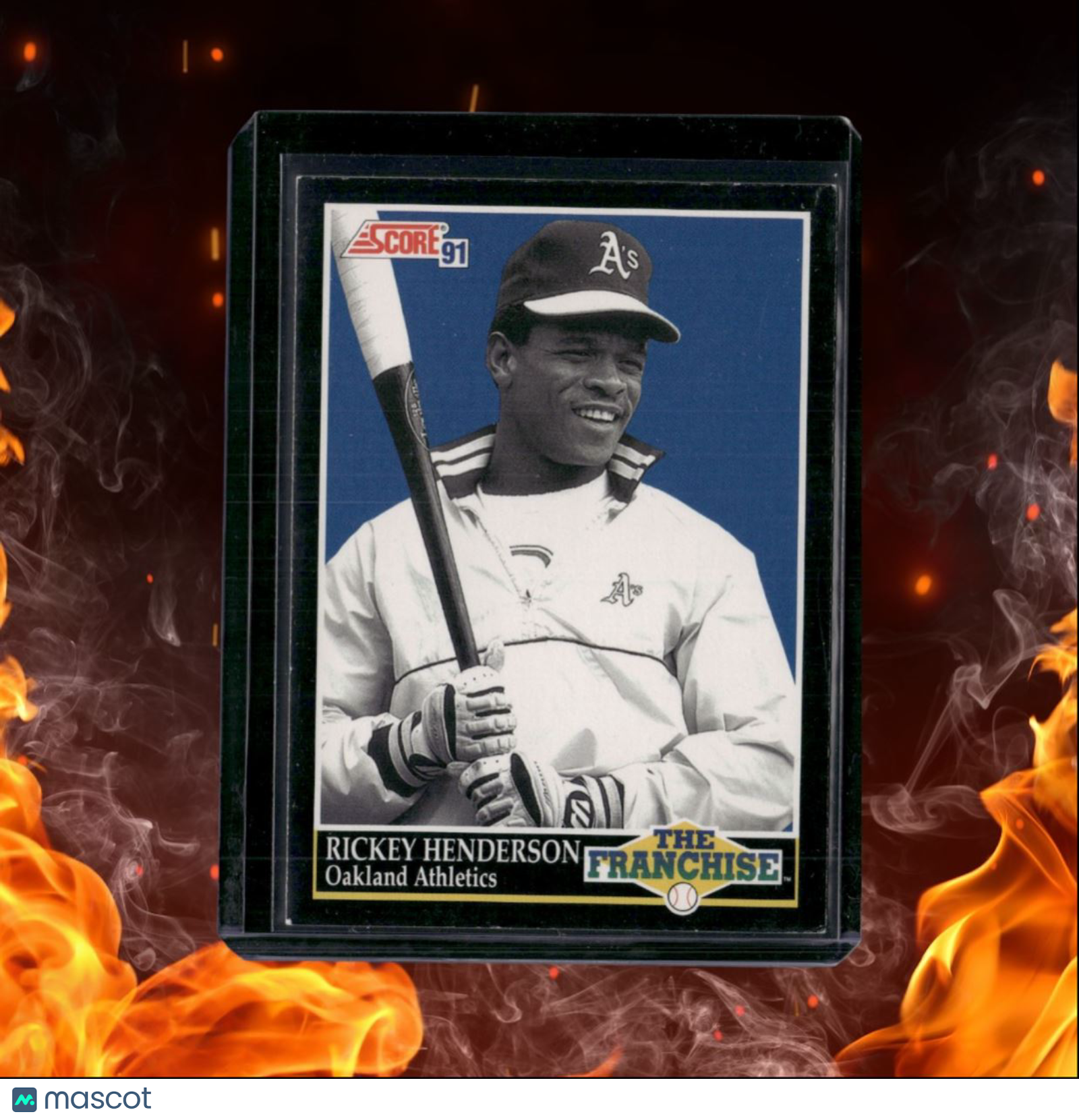 1991 Score Rickey Henderson The Franchise #857