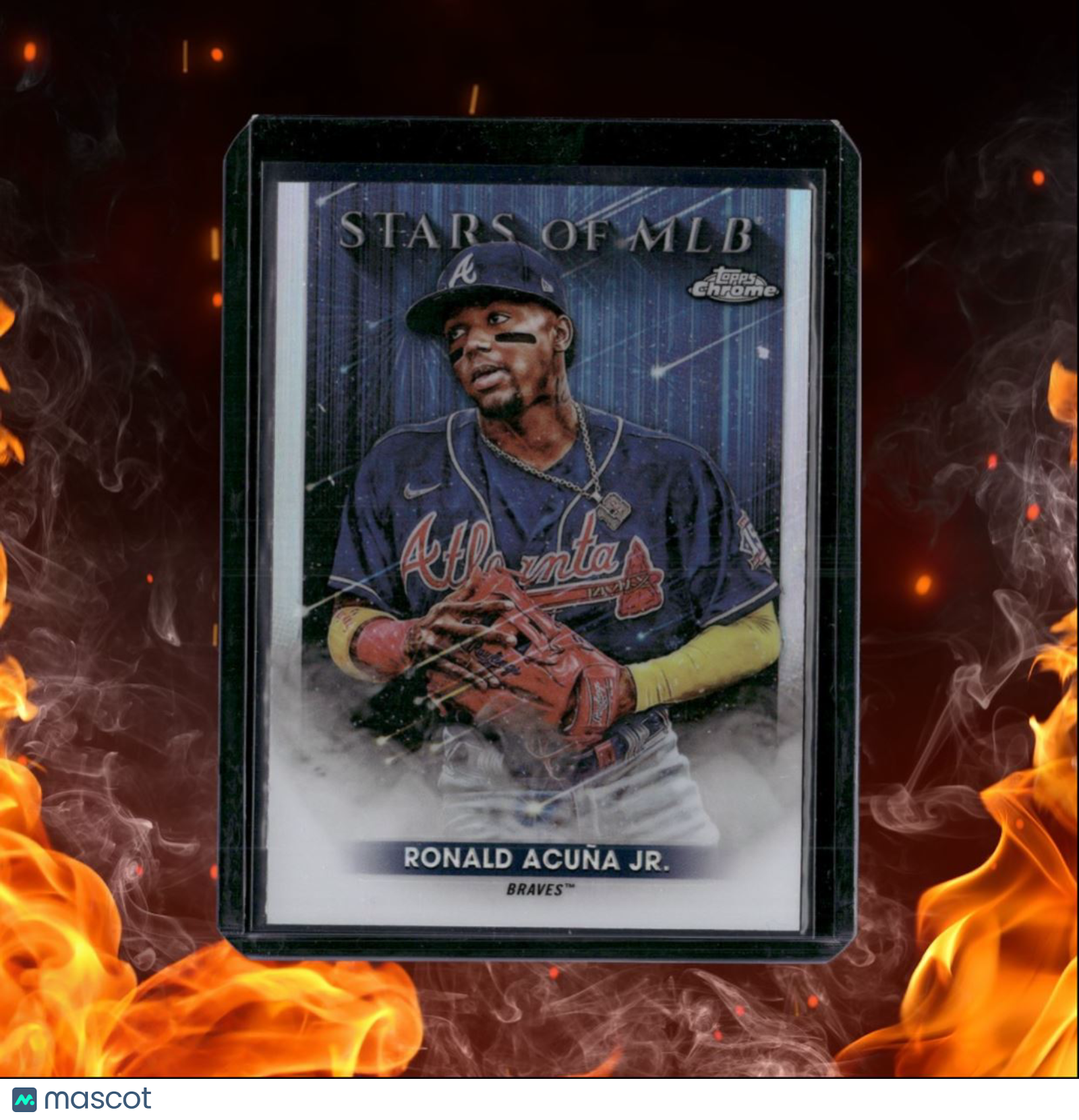 2022 Topps Chrome Ronald Acuña Jr. Stars of MLB #SMLBC-2