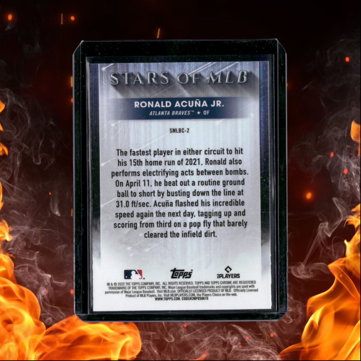 2022 Topps Chrome Ronald Acuña Jr. Stars of MLB #SMLBC-2