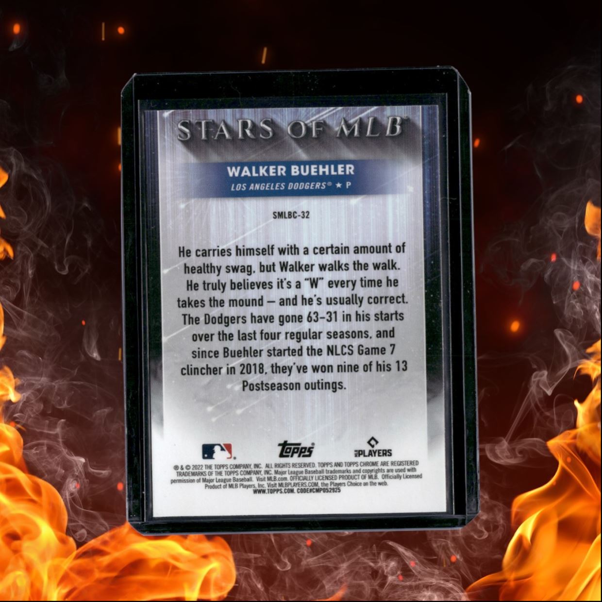 2022 Topps Chrome Walker Buehler Stars of MLB #SMLBC-32