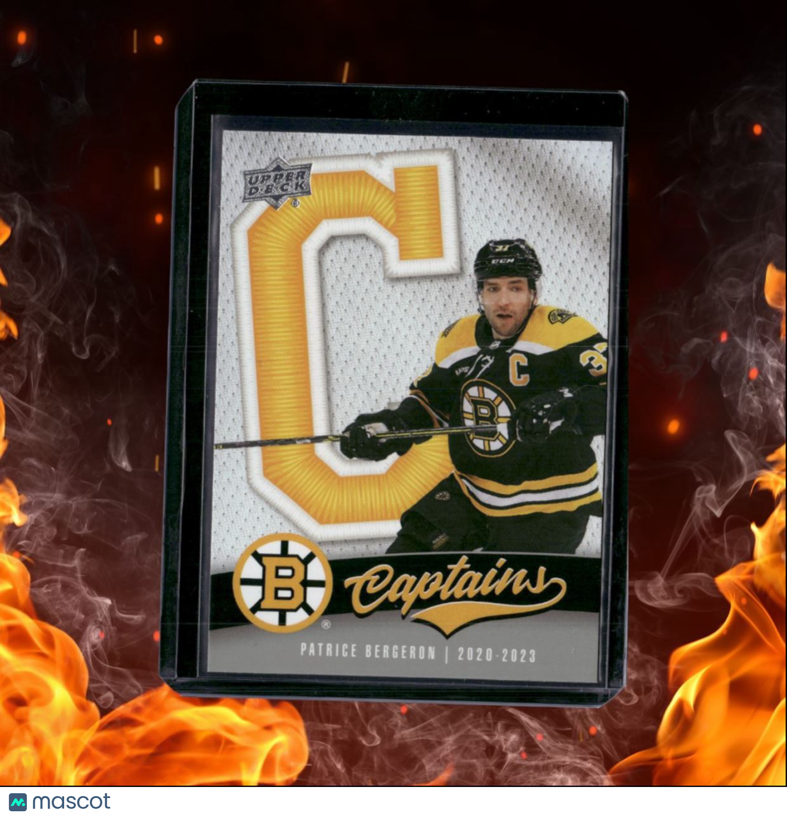 2023-24 Upper Deck Boston Bruins Centennial Patrice Bergeron Captains #163