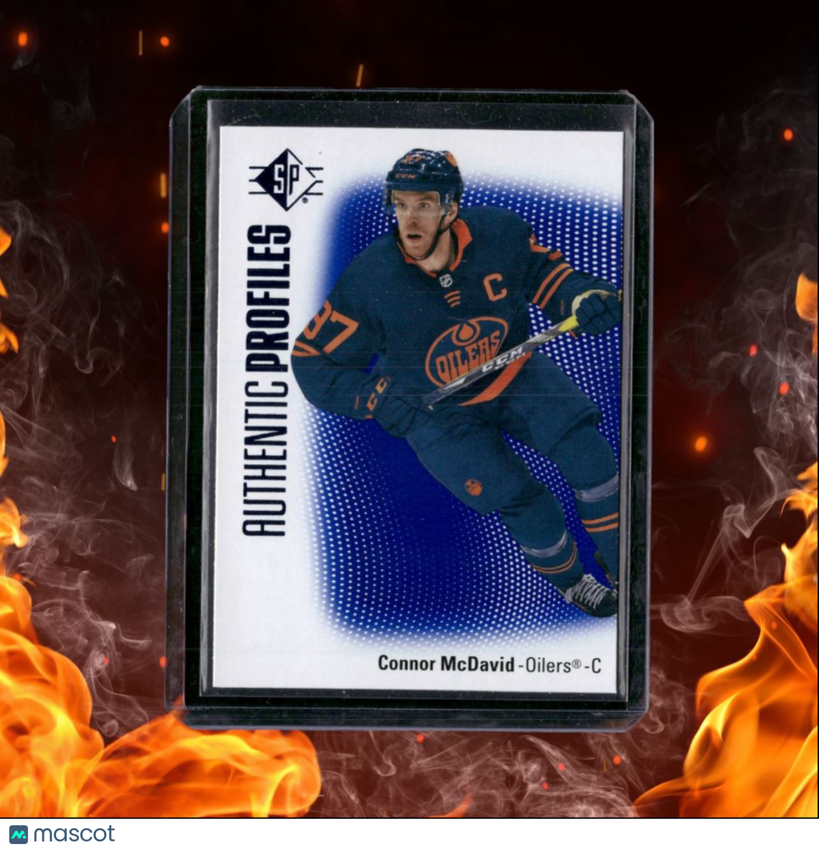 2021-22 Upper Deck SP Connor McDavid Authentic Profiles Blue #AP-20