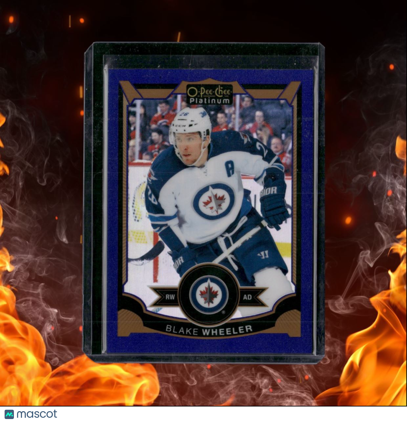 2015-16 O-Pee-Chee Platinum Blake Wheeler Purple 10/25 #57