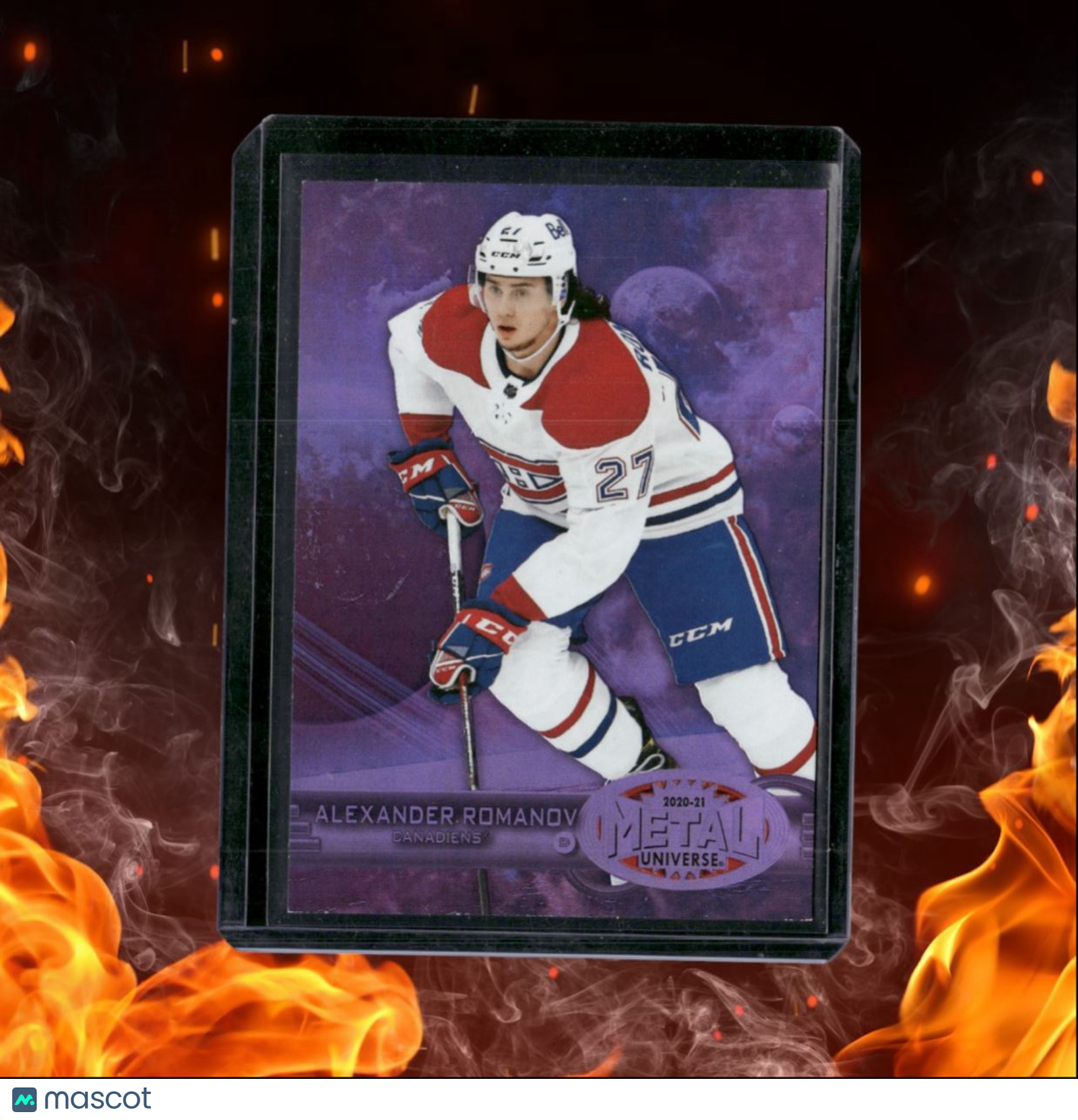 2020-21 Skybox Metal Universe Alexander Romanov 1997-98 Retro Purple Spectrum