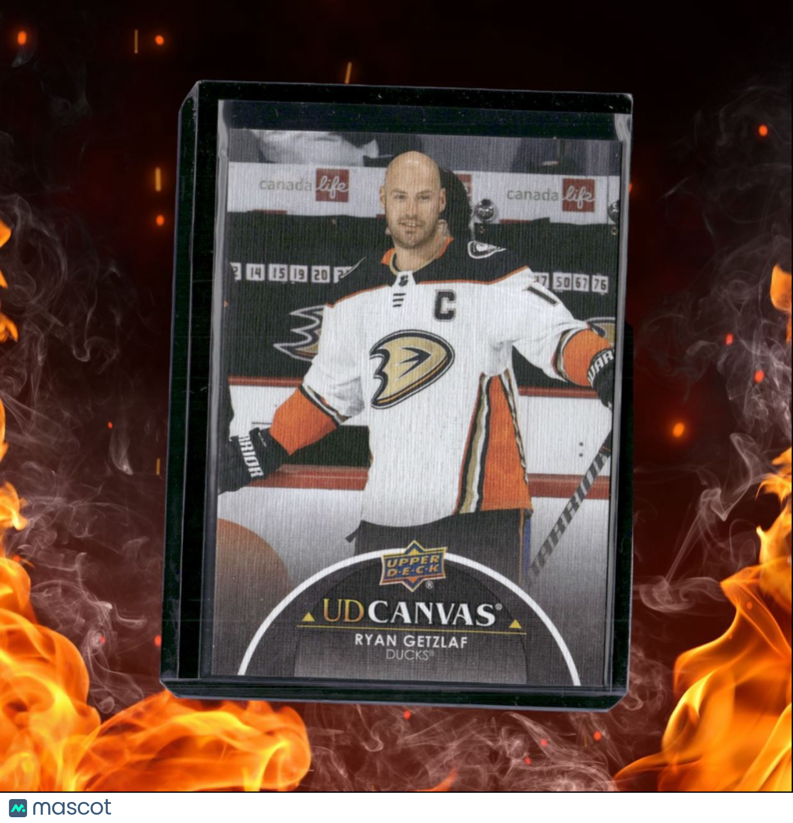2021-22 Upper Deck Ryan Getzlaf Black UD Canvas #C123