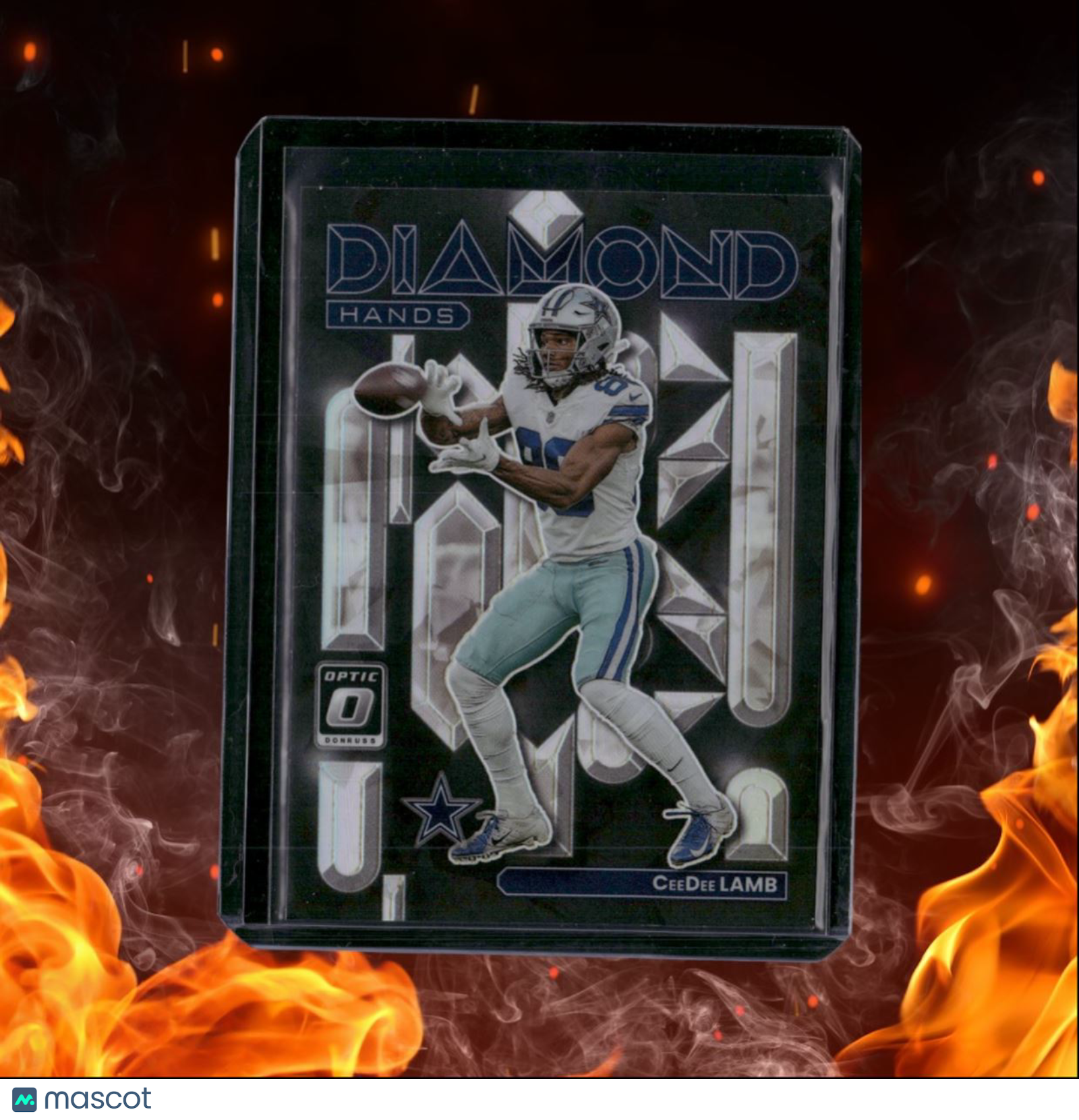 2022 Donruss Optic CeeDee Lamb Diamond Hands Holo Prizm #DH-6