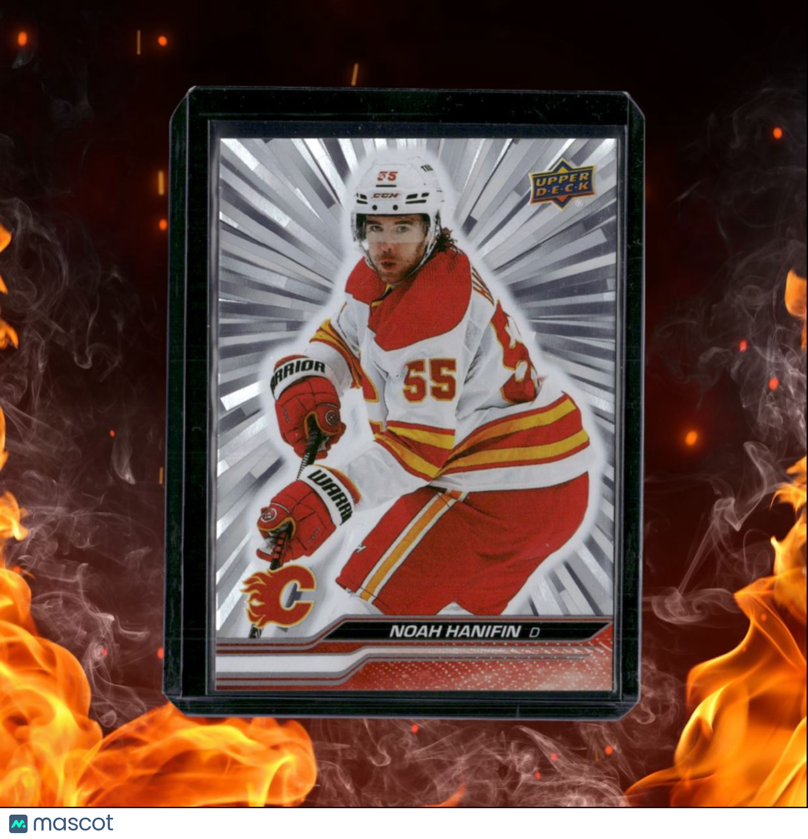 2023-24 Upper Deck Noah Hanifin Outburst Silver #28