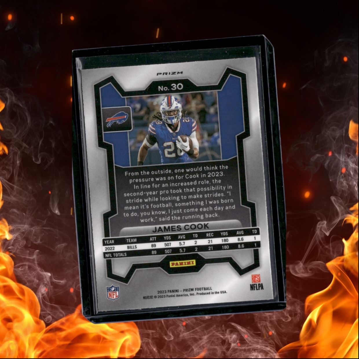 2023 Panini Prizm James Cook Silver Prizm #30