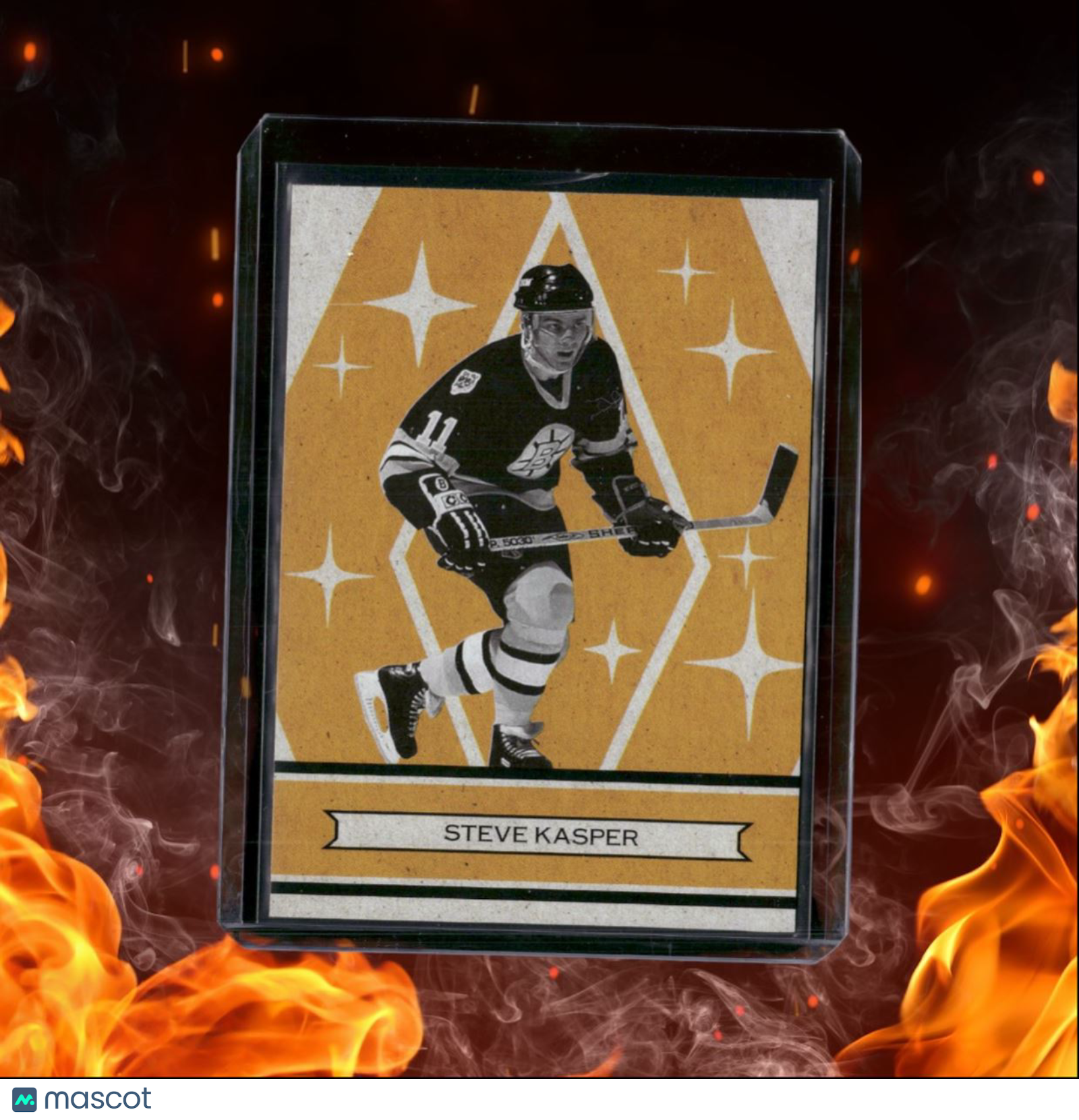 2023-24 Upper Deck Boston Bruins Centennial Steve Kasper Retro #54
