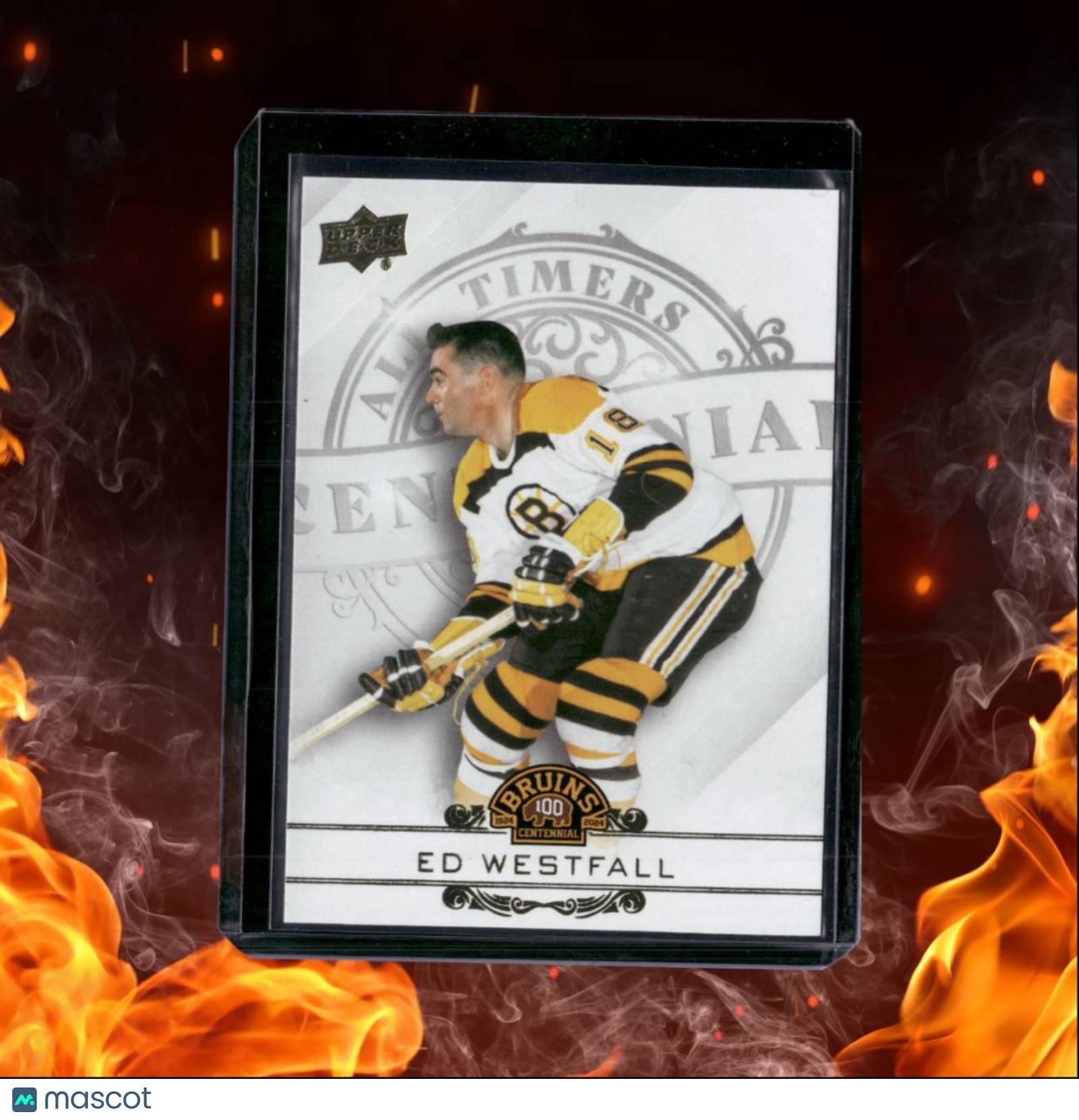 2023-24 Upper Deck Boston Bruins Centennial Ed Westfall All-Timers #100-4