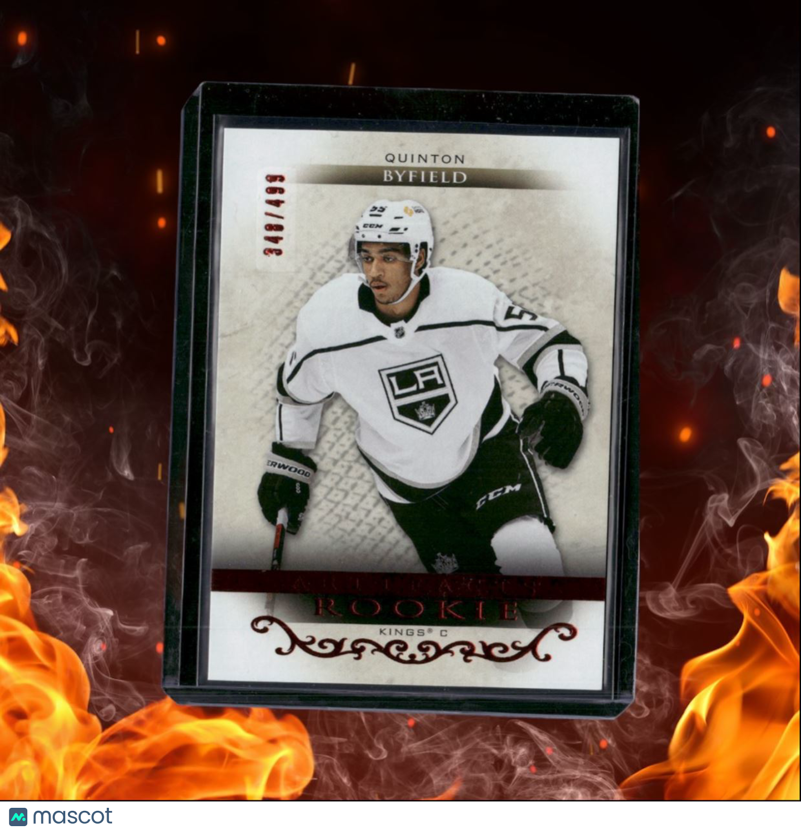2021-22 Upper Deck Artifacts Quinton Byfield Ruby Rookie 348/499 #161