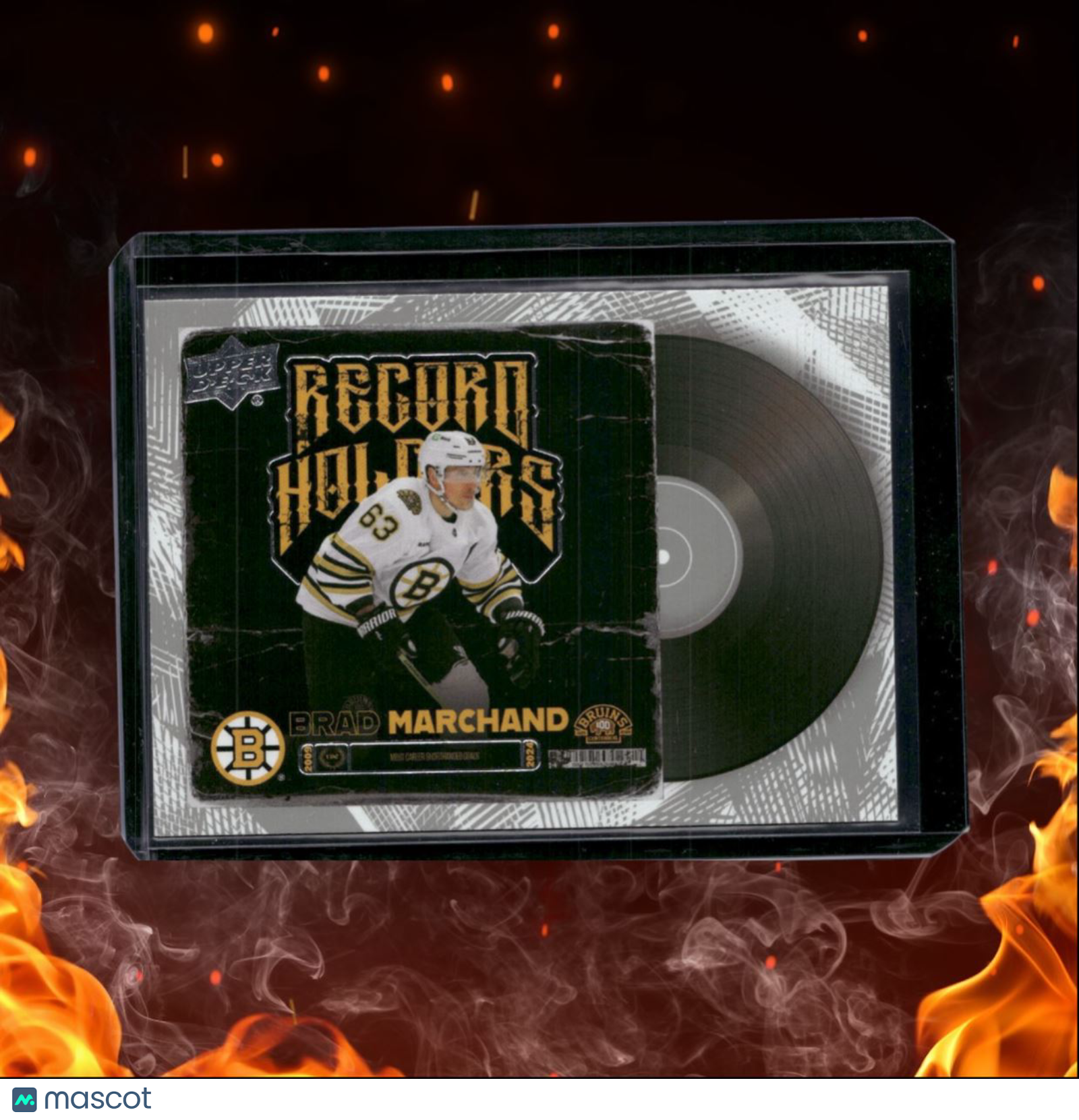 2023-24 Upper Deck Boston Bruins Centennial Brad Marchand Record Holders #133