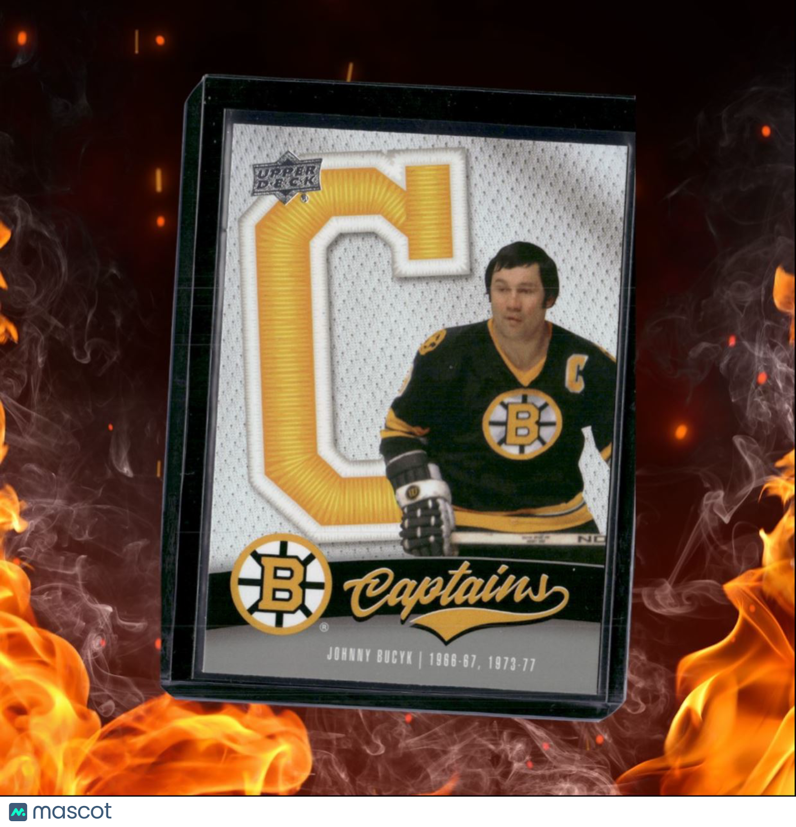 2023-24 Upper Deck Boston Bruins Centennial Johnny Bucyk Captains #168