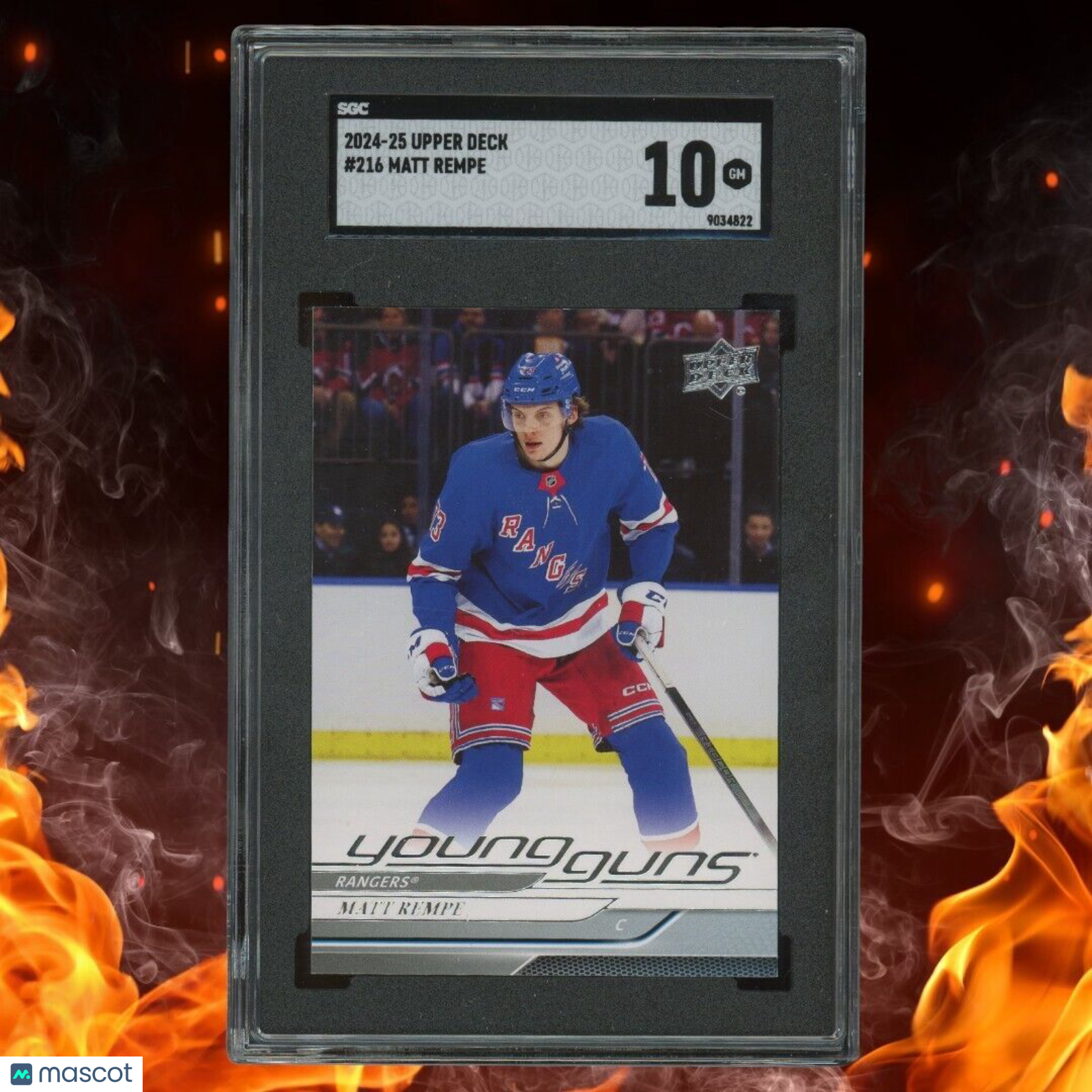 2024-25 Upper Deck MATT REMPE Young Guns SGC 10 #216 Rookie