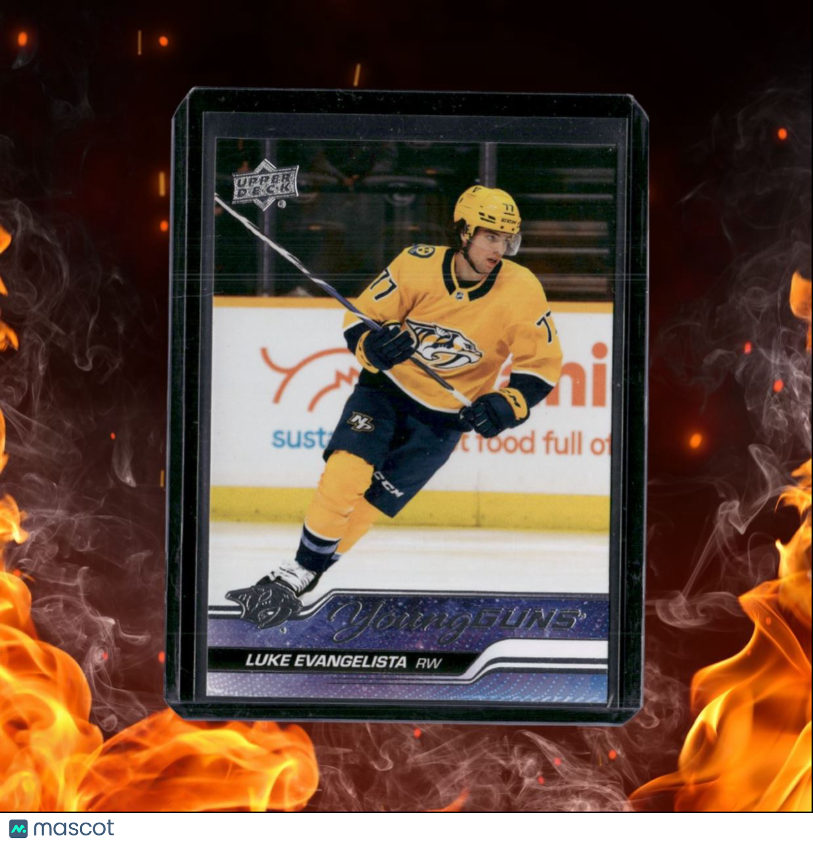 2023-24 Upper Deck Luke Evangelista Young Guns Rookie #221
